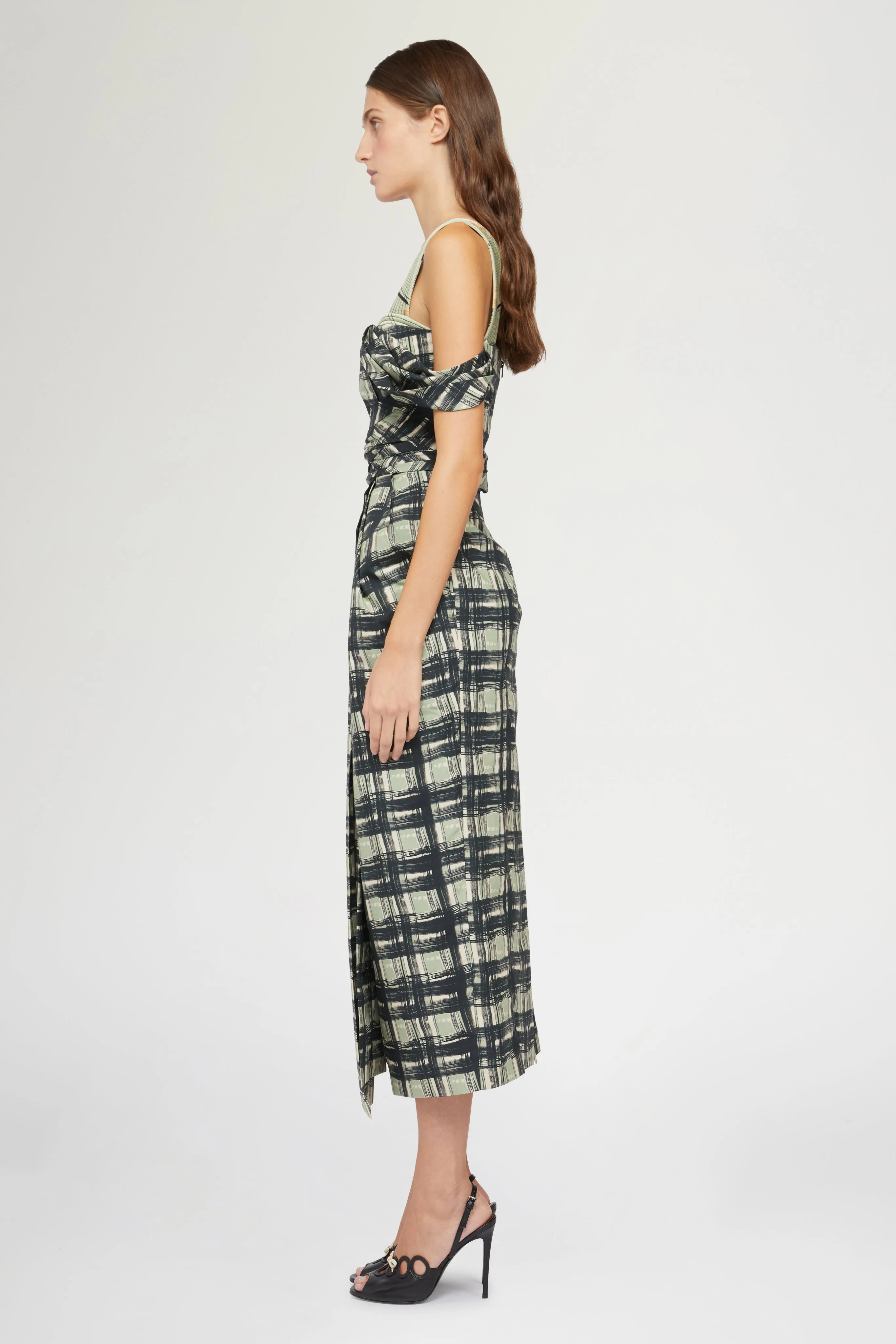 Midi Check Dress sold by Antonio Marras product image thumbnail 4