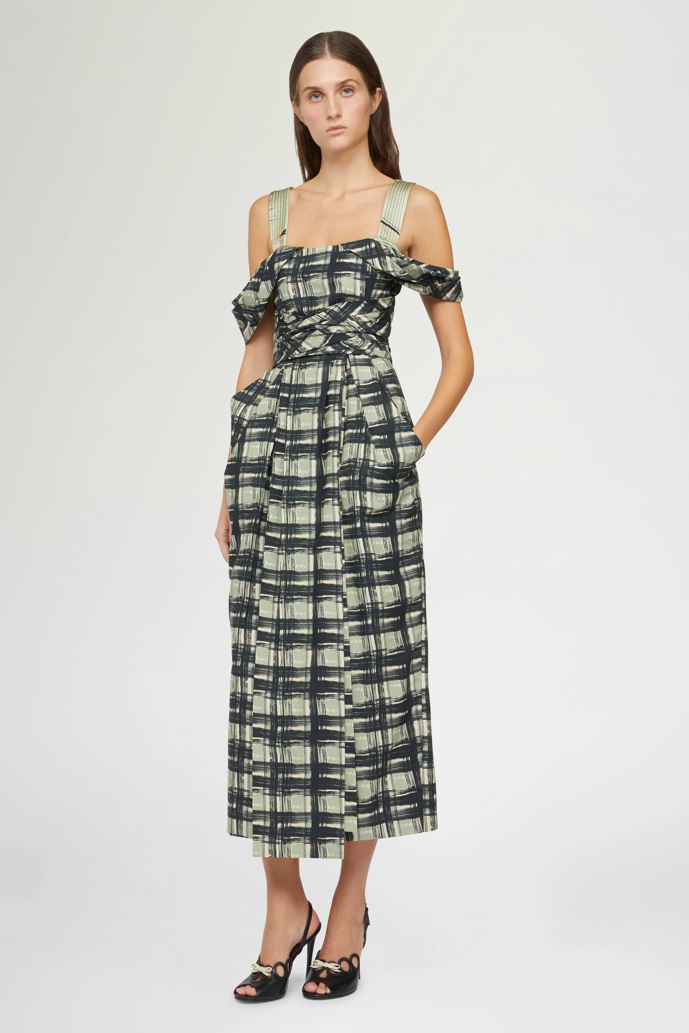 Midi Check Dress sold by Antonio Marras product image thumbnail 2