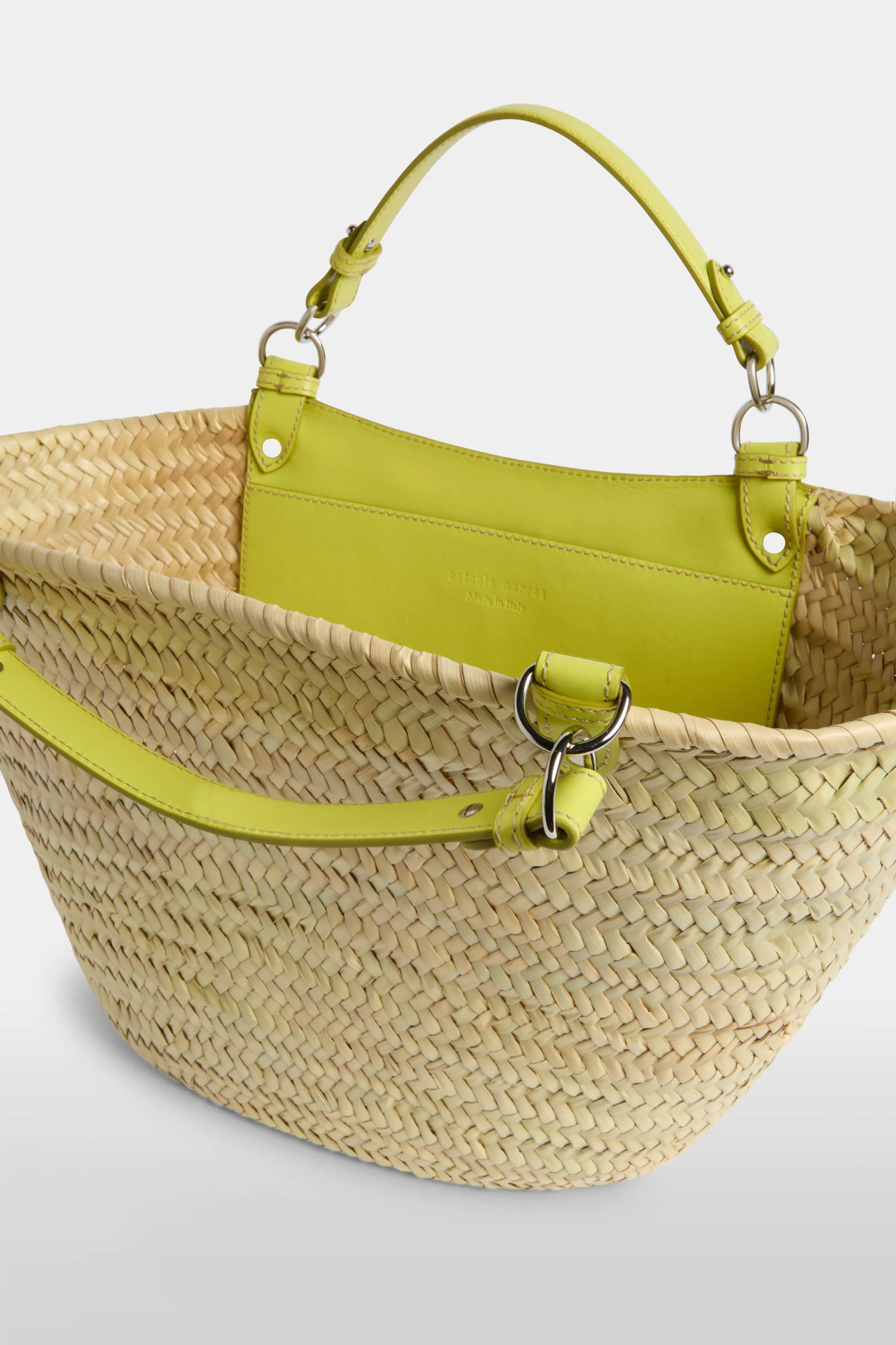 Yellow Large Straw Bag sold by Antonio Marras product image thumbnail 4