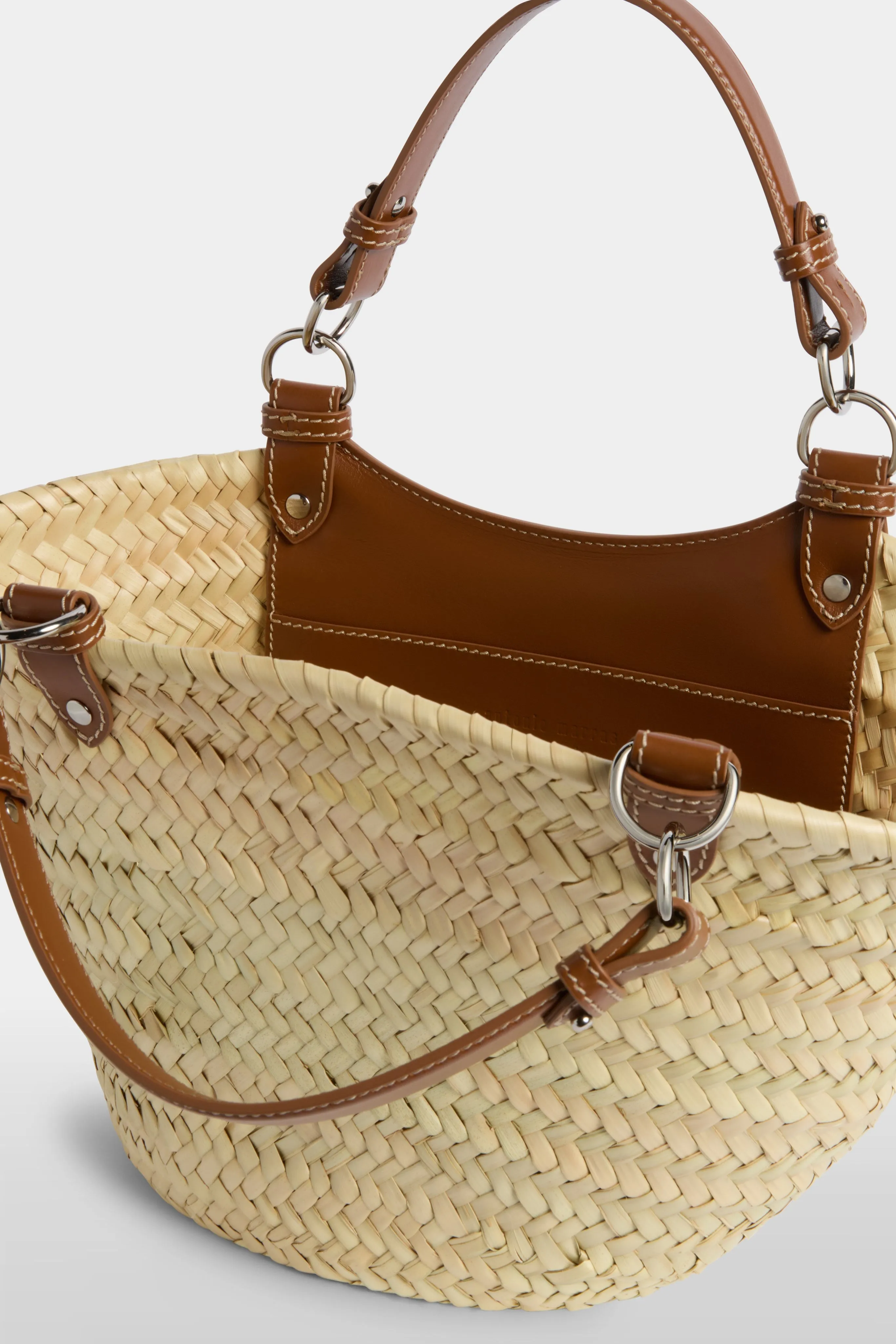 Brown Medium Straw Bag sold by Antonio Marras product image thumbnail 4