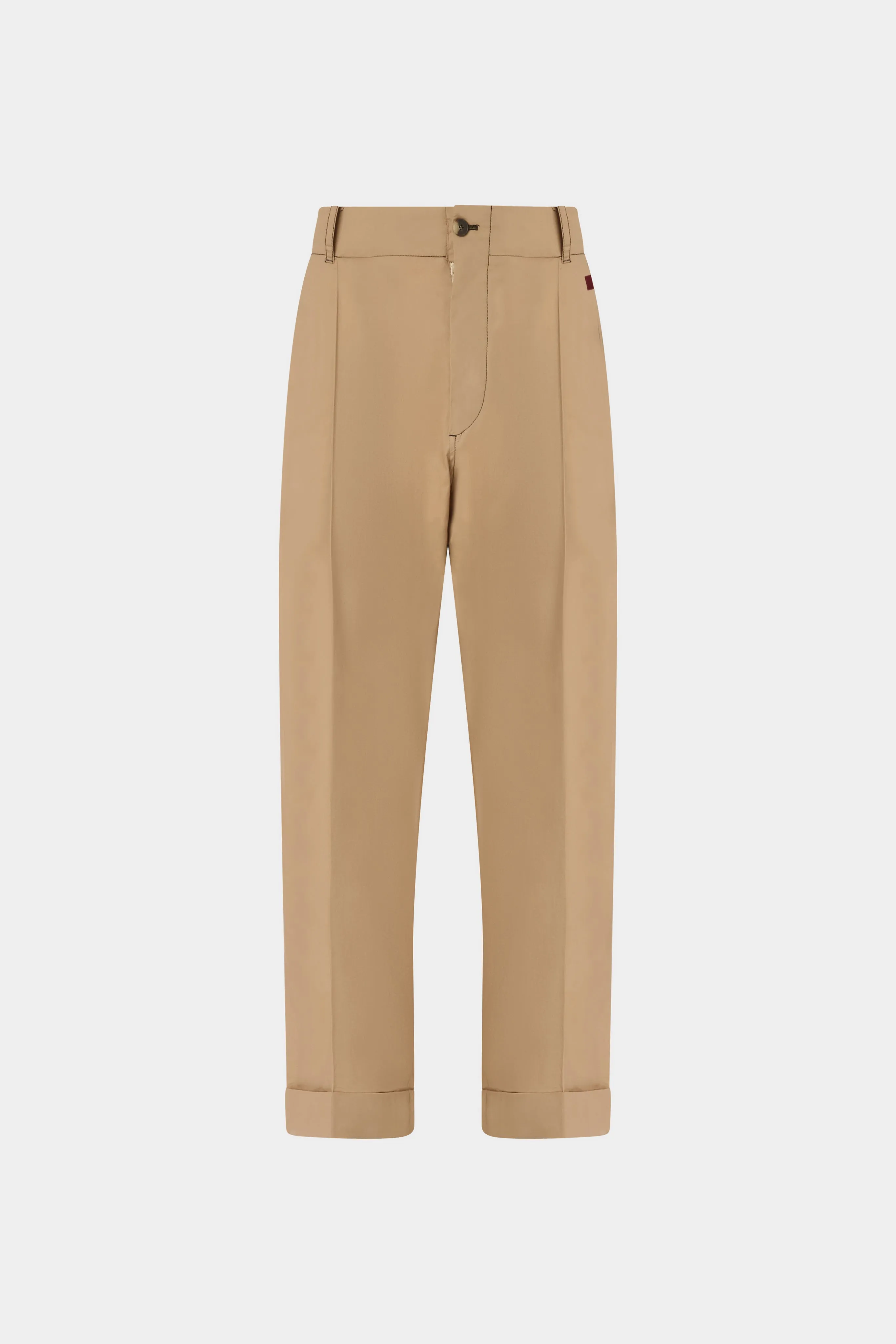 Beige Cotton Trousers sold by Antonio Marras