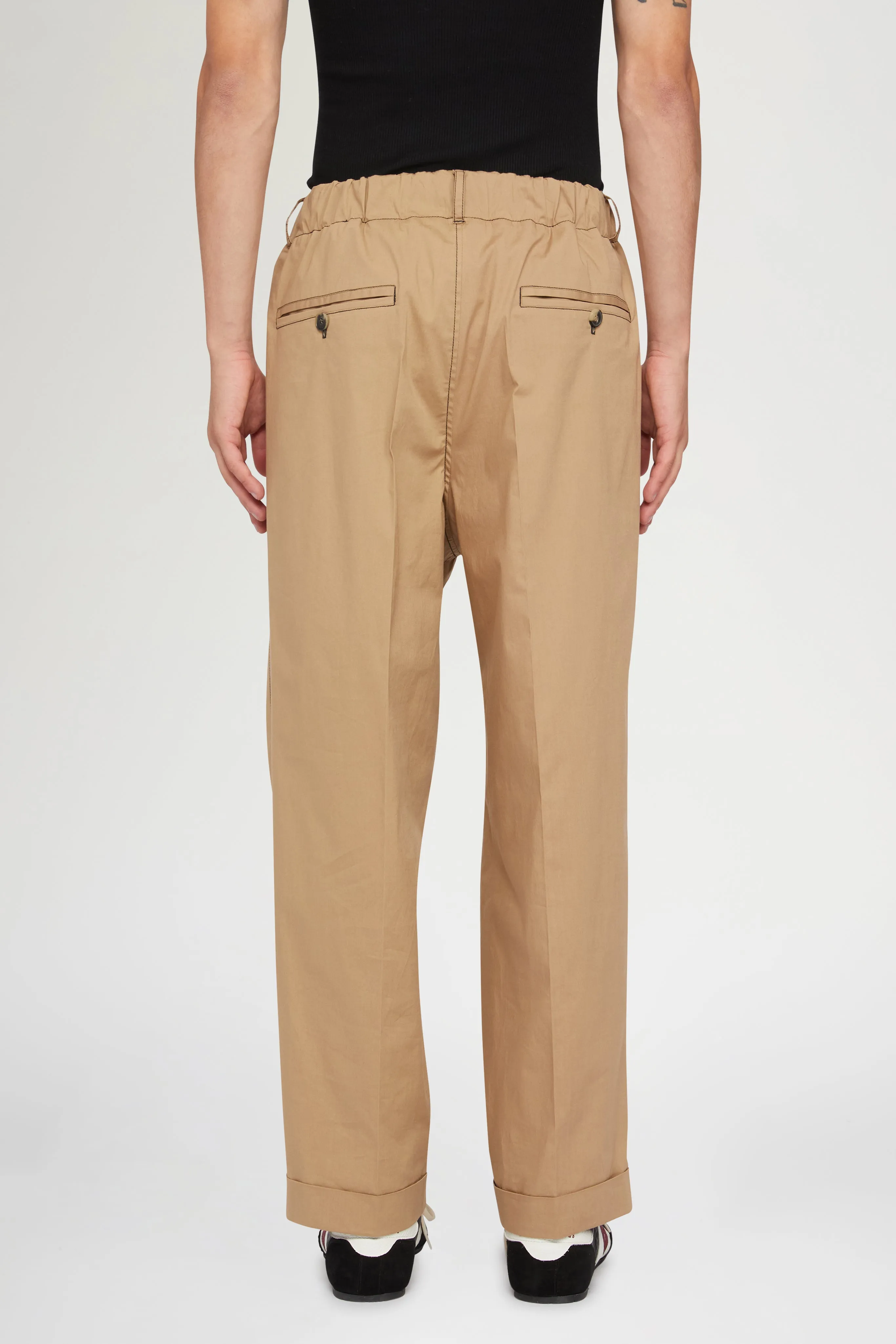 Beige Cotton Trousers sold by Antonio Marras product image thumbnail 5