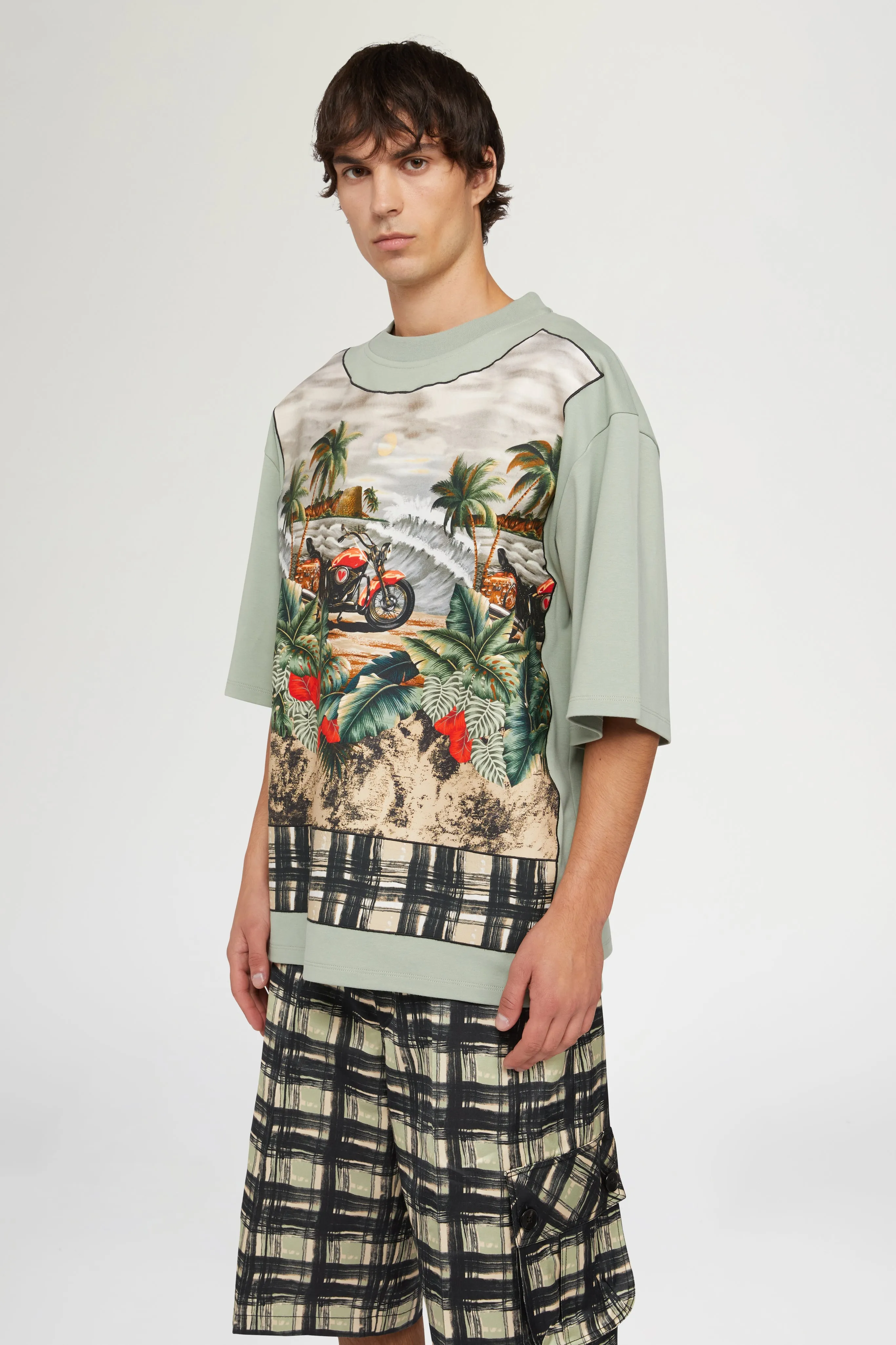 Green Cotton T-shirt sold by Antonio Marras product image thumbnail 4