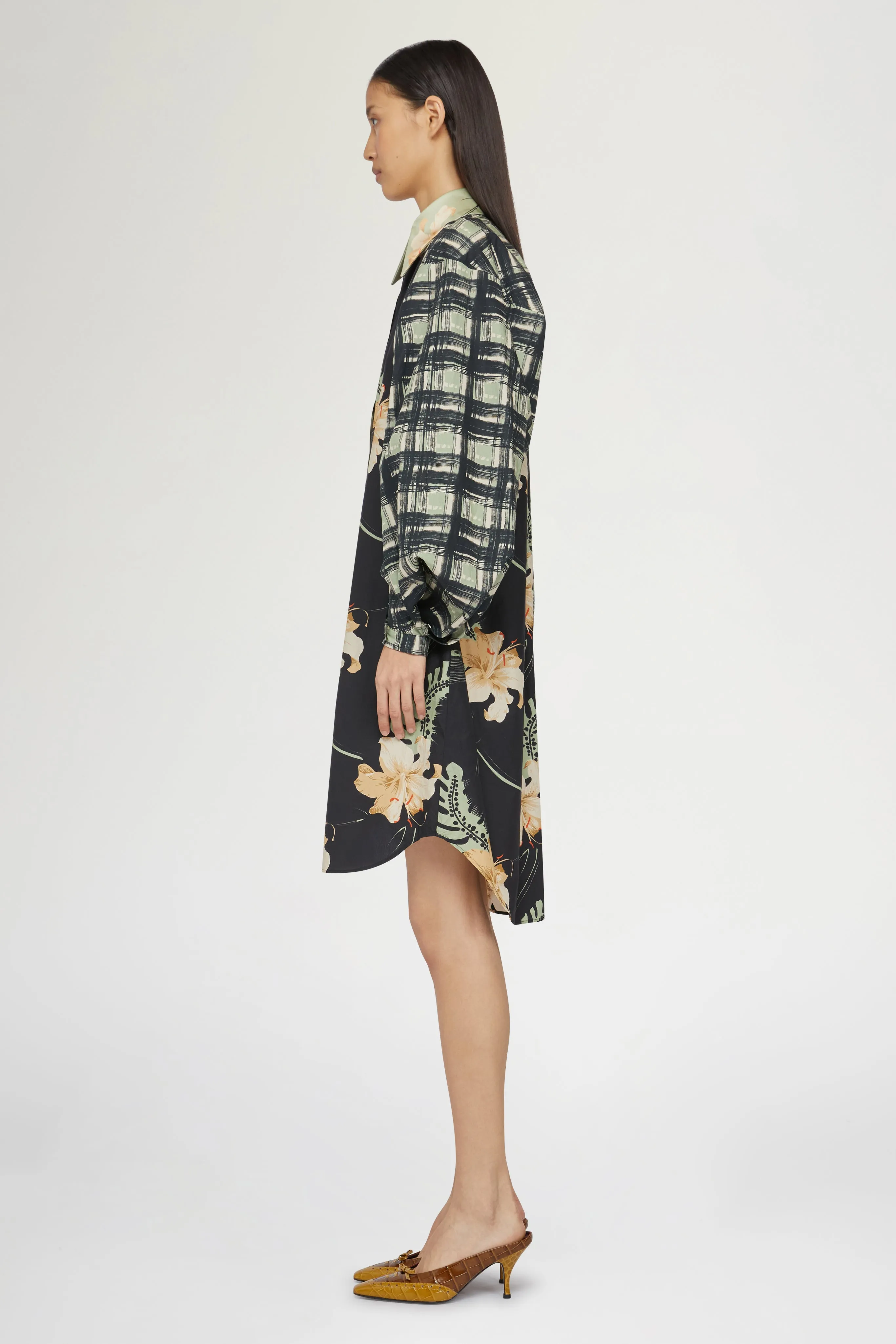 Shirtdress Ibiscus Print sold by Antonio Marras product image thumbnail 4