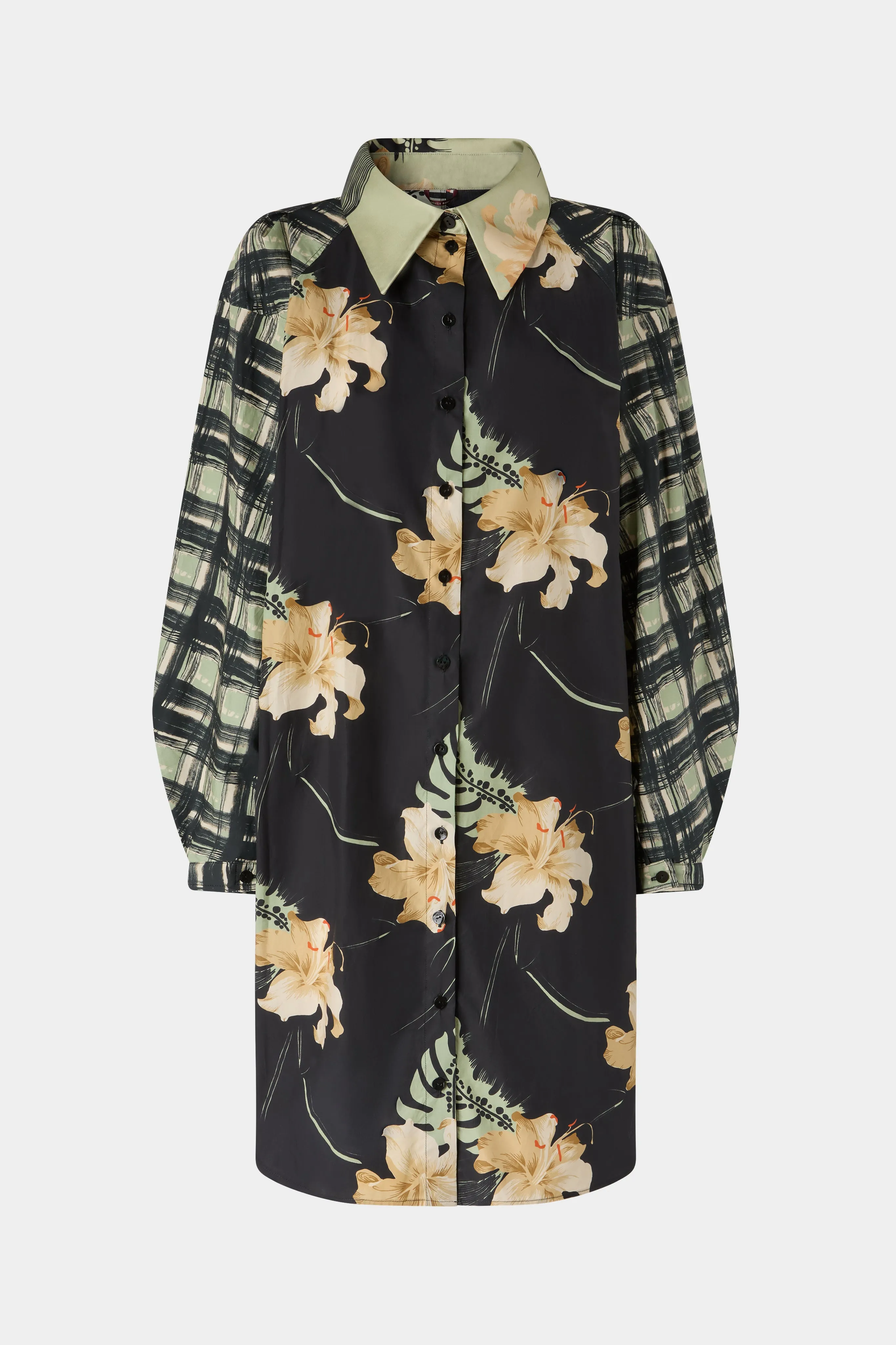 Shirtdress Ibiscus Print sold by Antonio Marras
