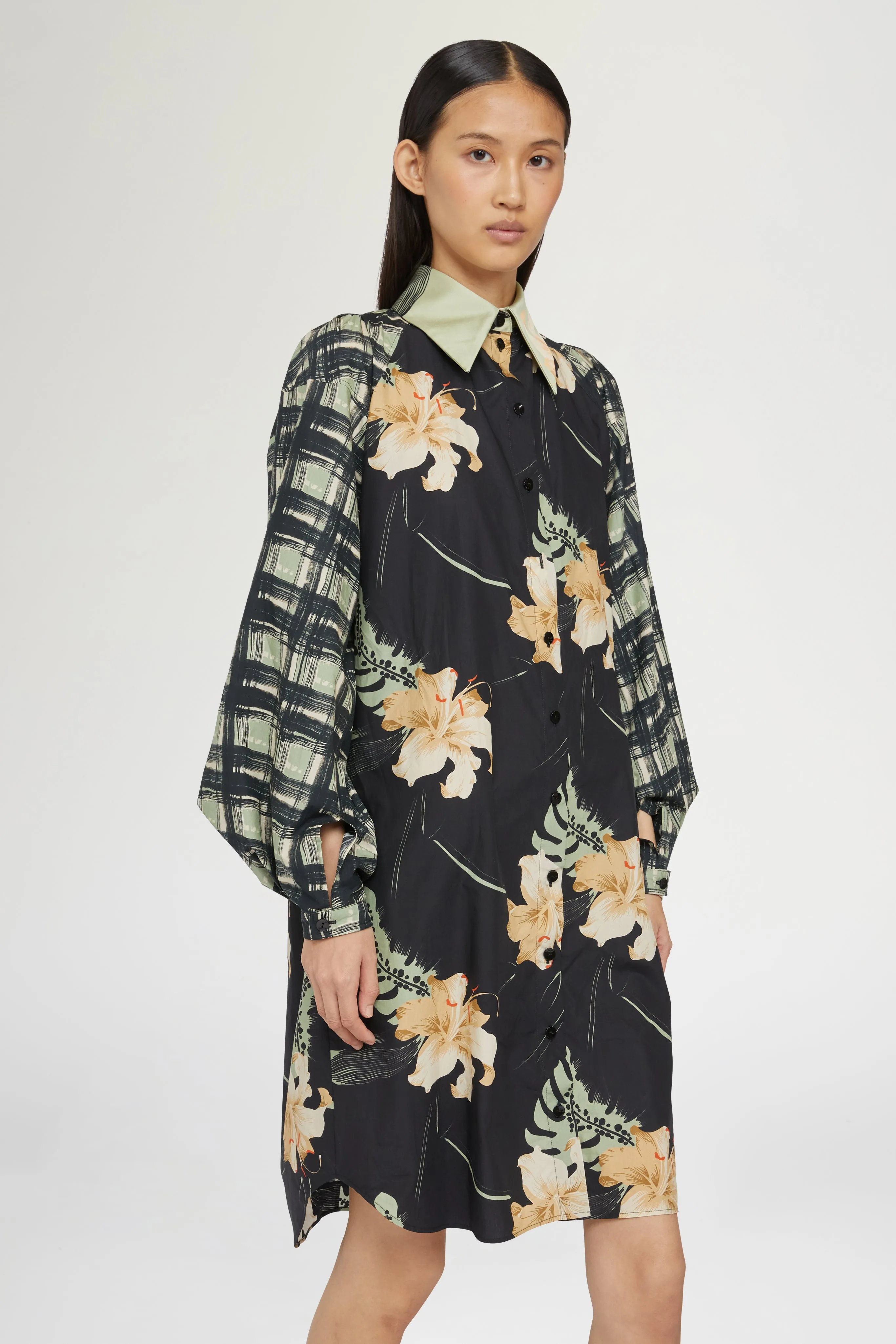 Shirtdress Ibiscus Print sold by Antonio Marras product image thumbnail 3