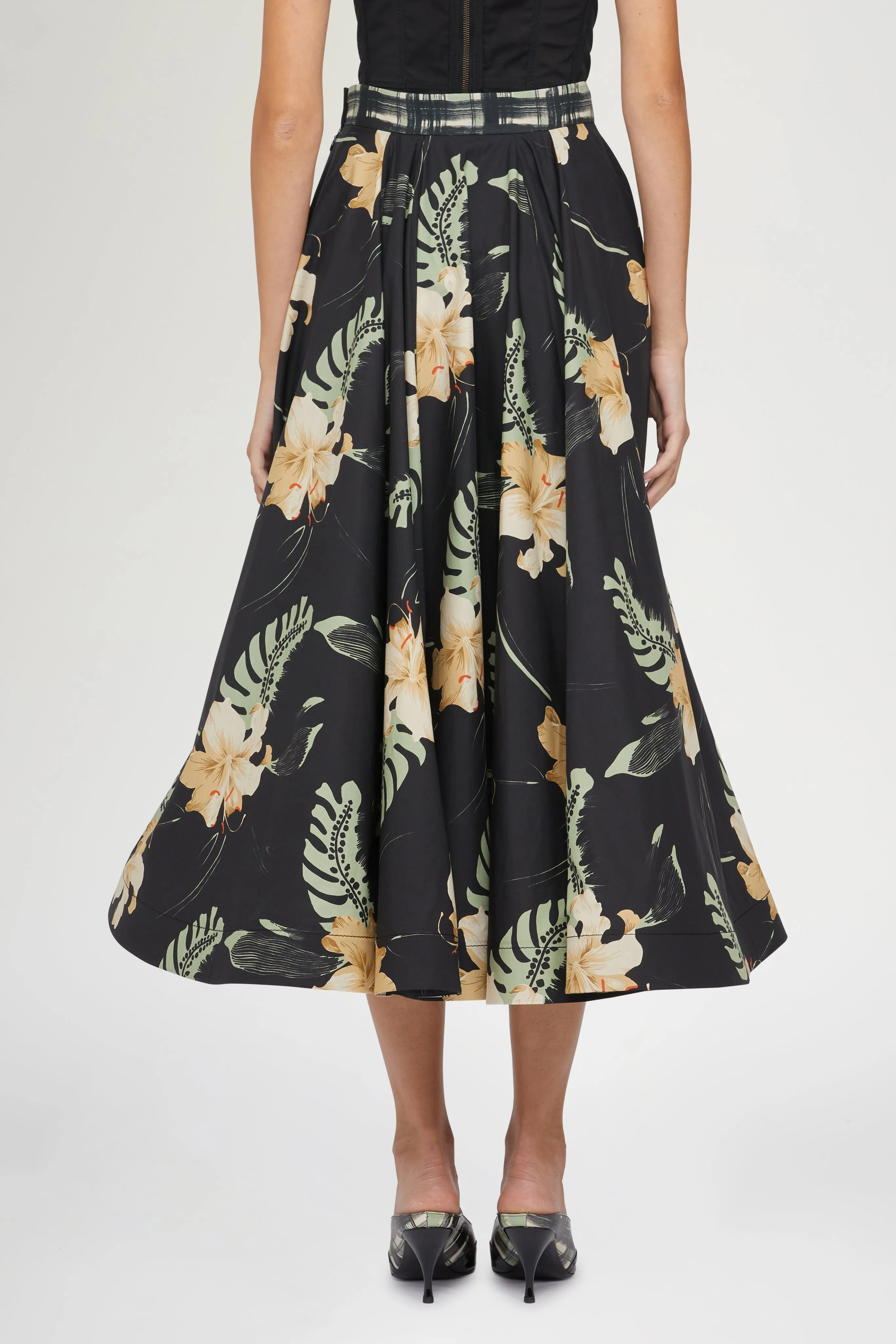 Midi Skirt Ibiscus Print sold by Antonio Marras product image thumbnail 5