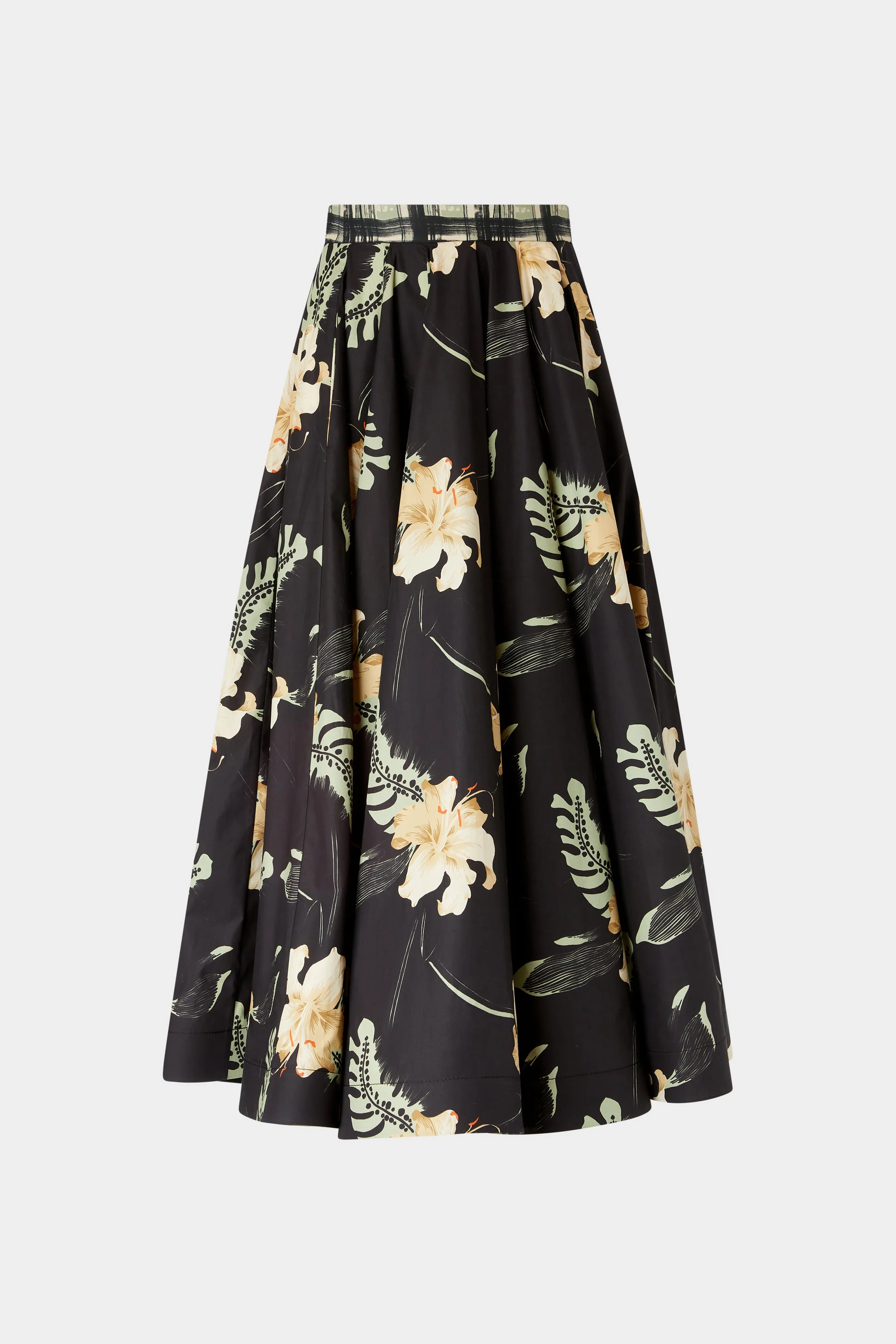Midi Skirt Ibiscus Print sold by Antonio Marras