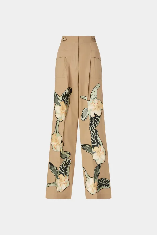 Palazzo Pants Ibiscus Patchwork made by Antonio Marras