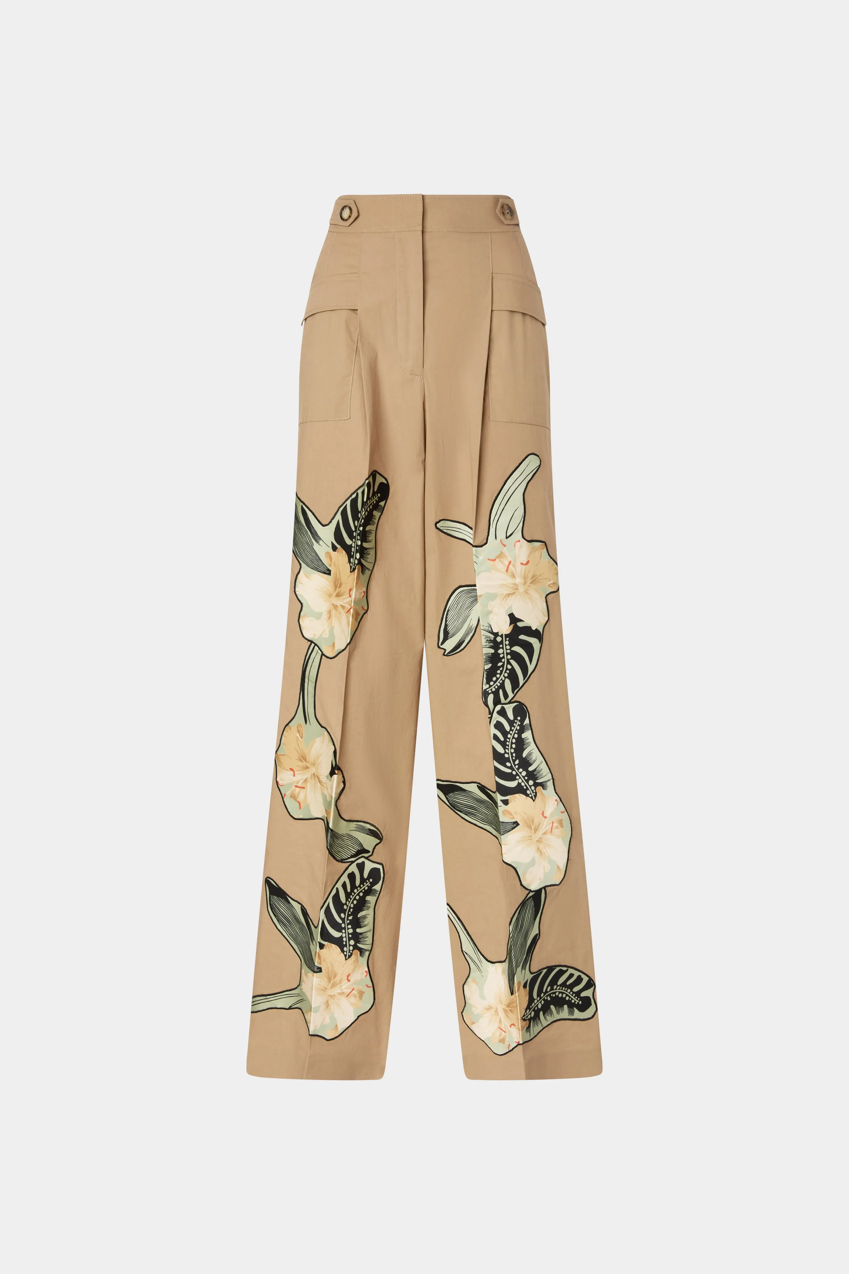 Palazzo Pants Ibiscus Patchwork sold by Antonio Marras