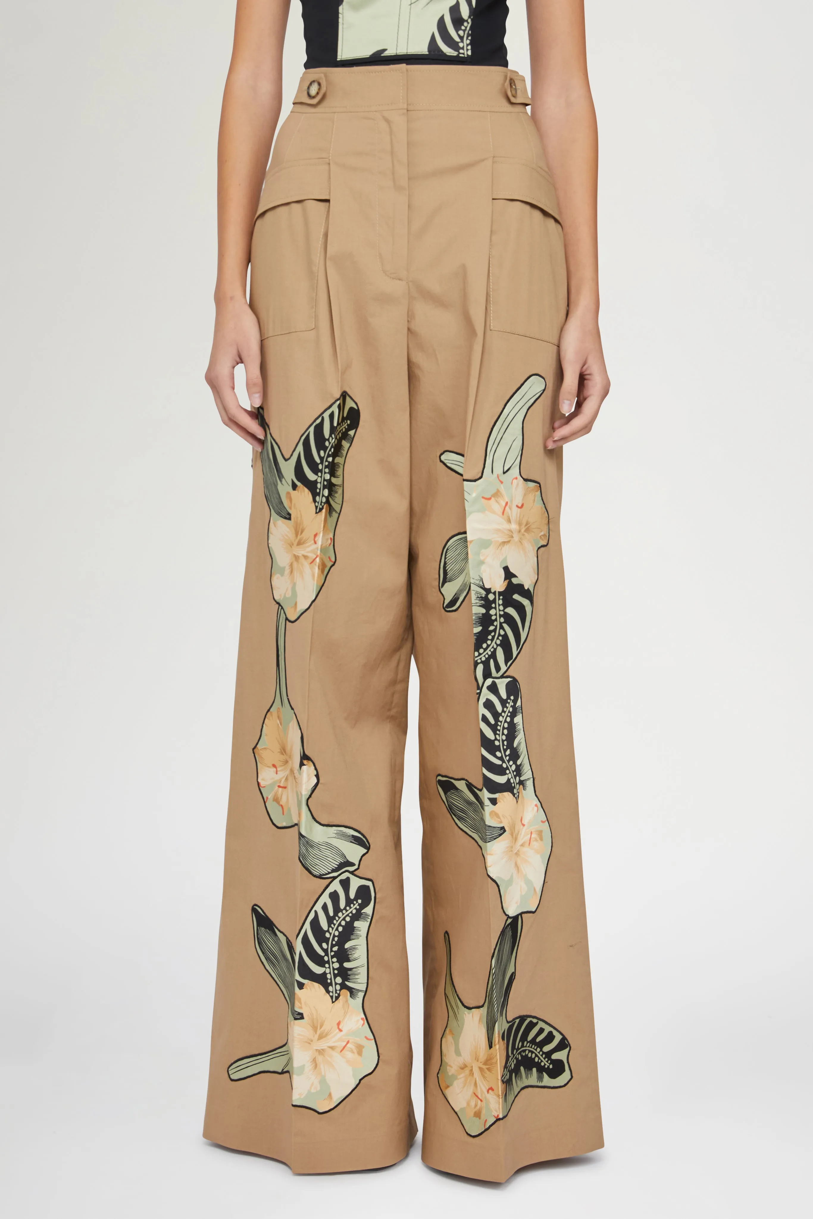 Palazzo Pants Ibiscus Patchwork sold by Antonio Marras product image thumbnail 3