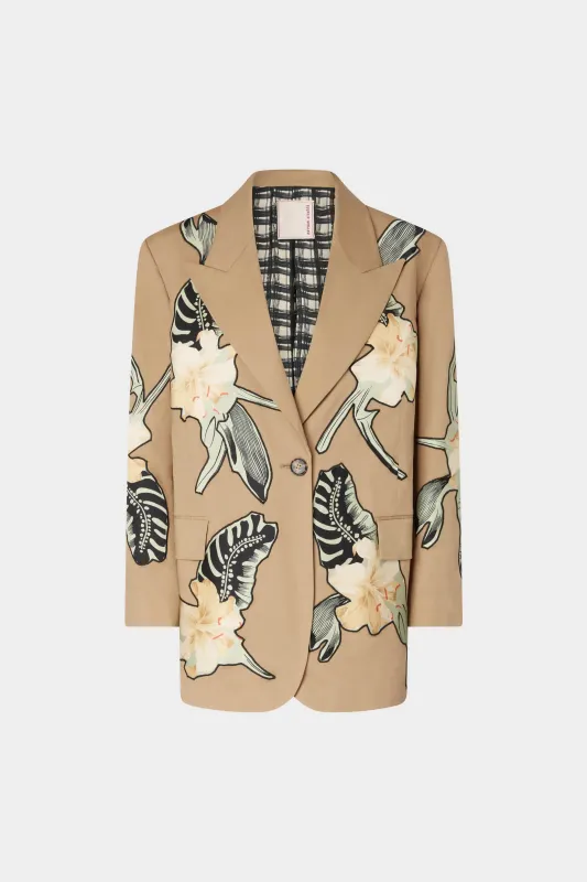 Blazer Ibiscus Patchworks made by Antonio Marras