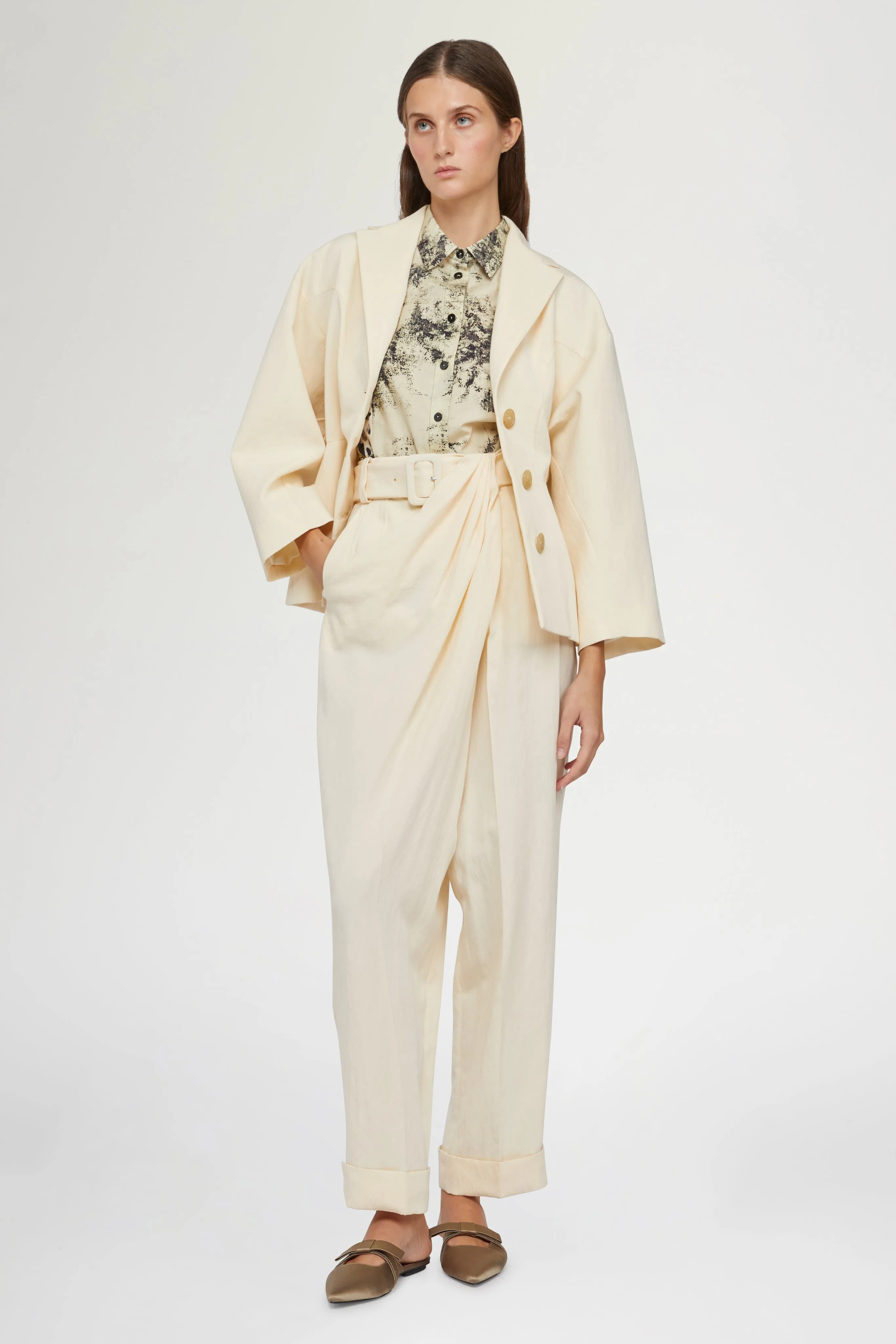 Cream Blazer sold by Antonio Marras product image thumbnail 2