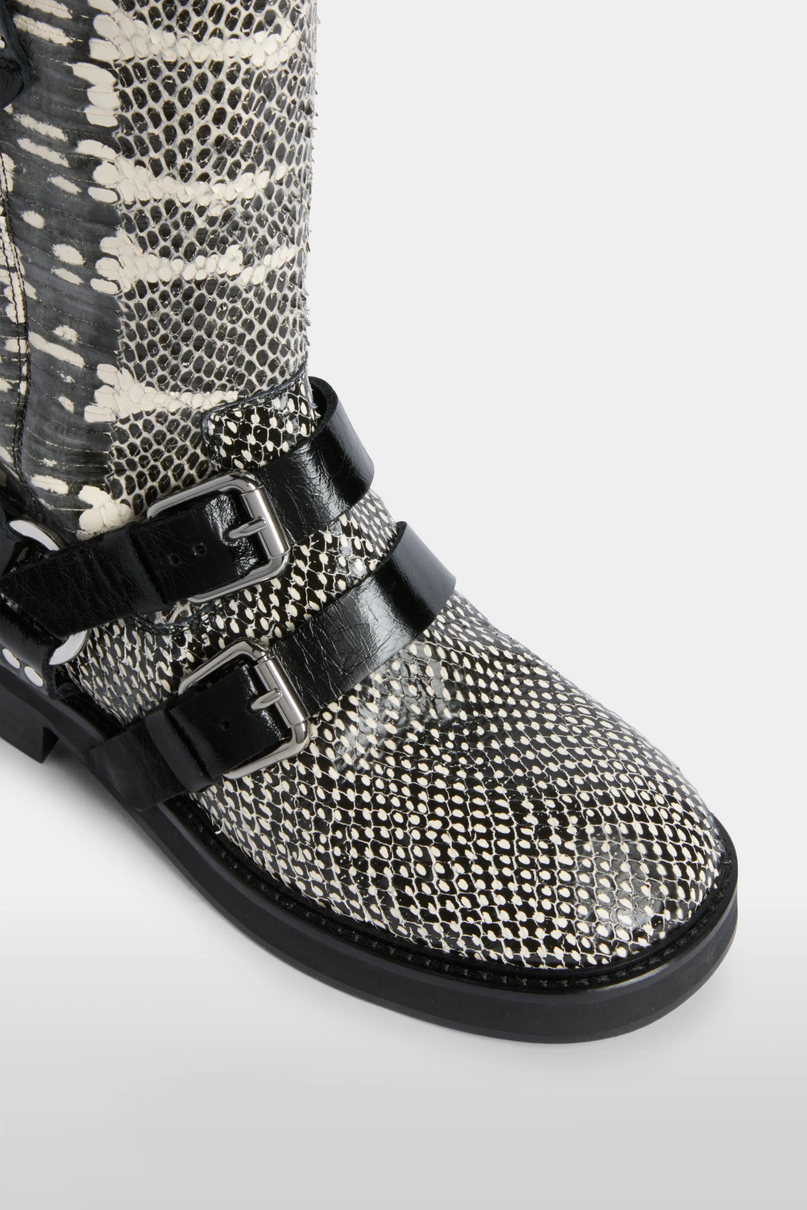 Python-Effect Biker Boots sold by Antonio Marras product image thumbnail 4