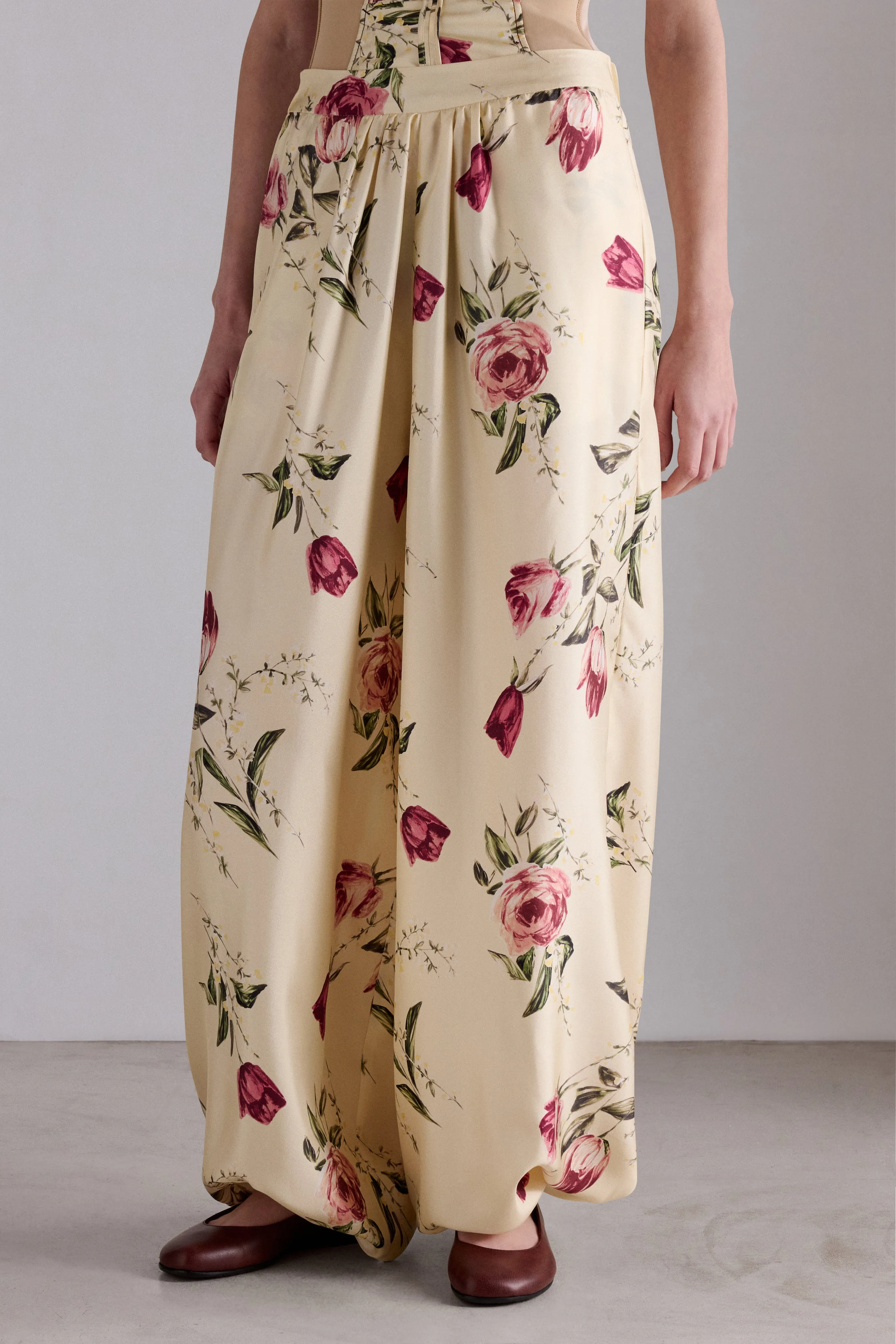 Rose and Tulip Silk Harem Pants sold by Antonio Marras product image thumbnail 4