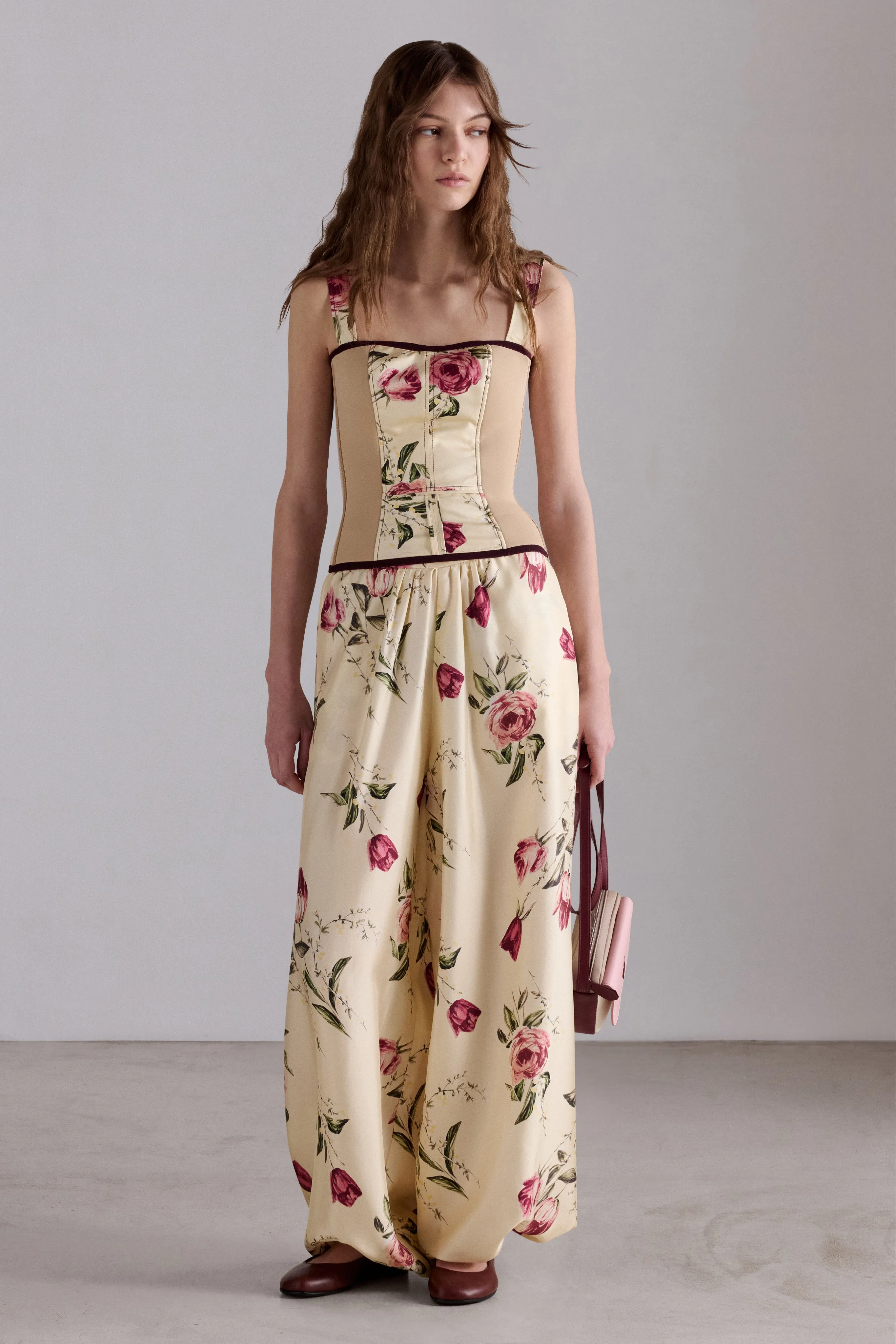 Rose and Tulip Silk Harem Pants sold by Antonio Marras product image thumbnail 2