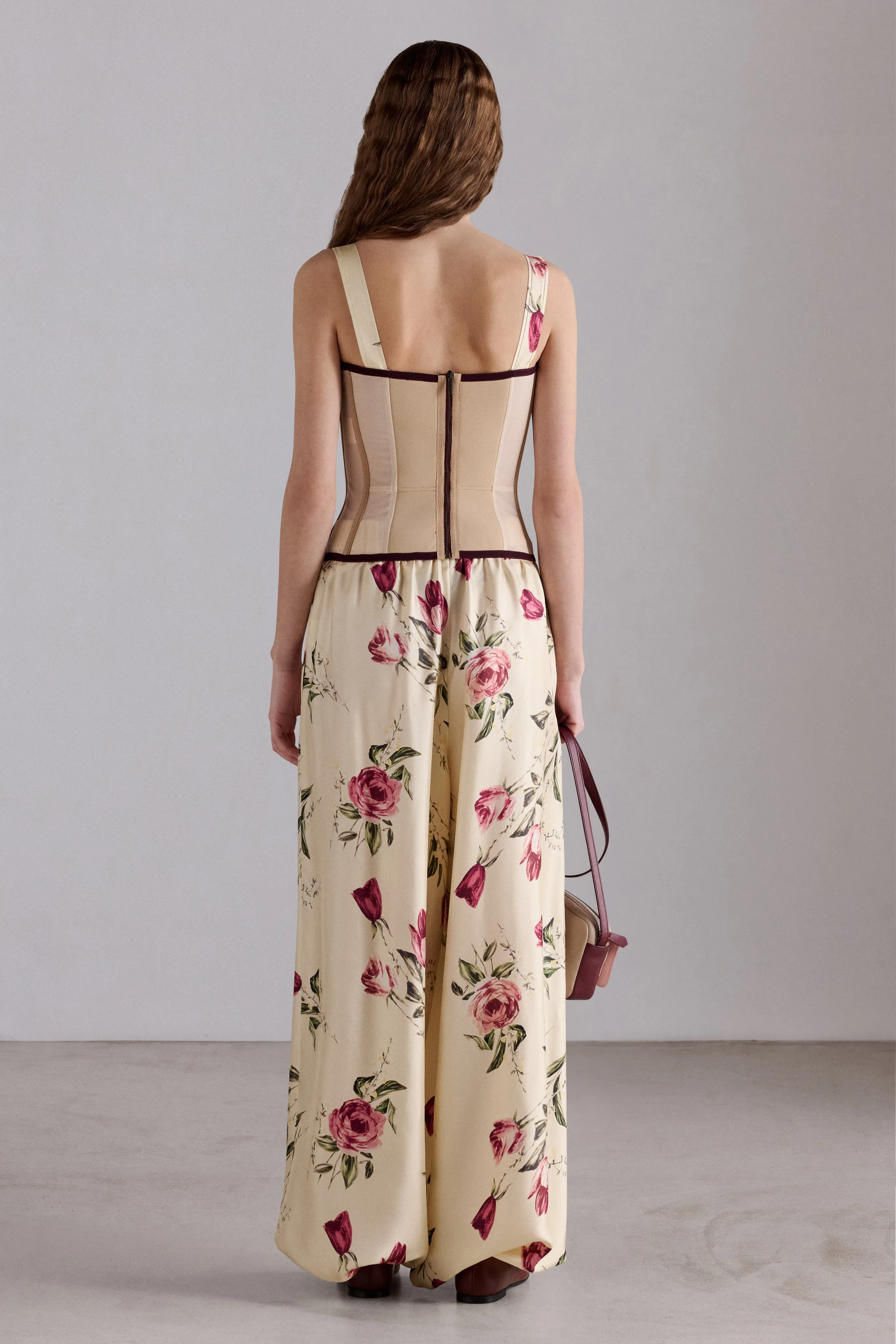 Floral Silk Bustier Top sold by Antonio Marras product image thumbnail 3