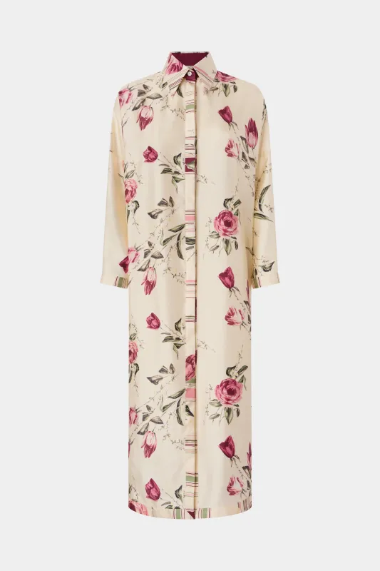Rose and Tulip Chemisier Dress made by Antonio Marras
