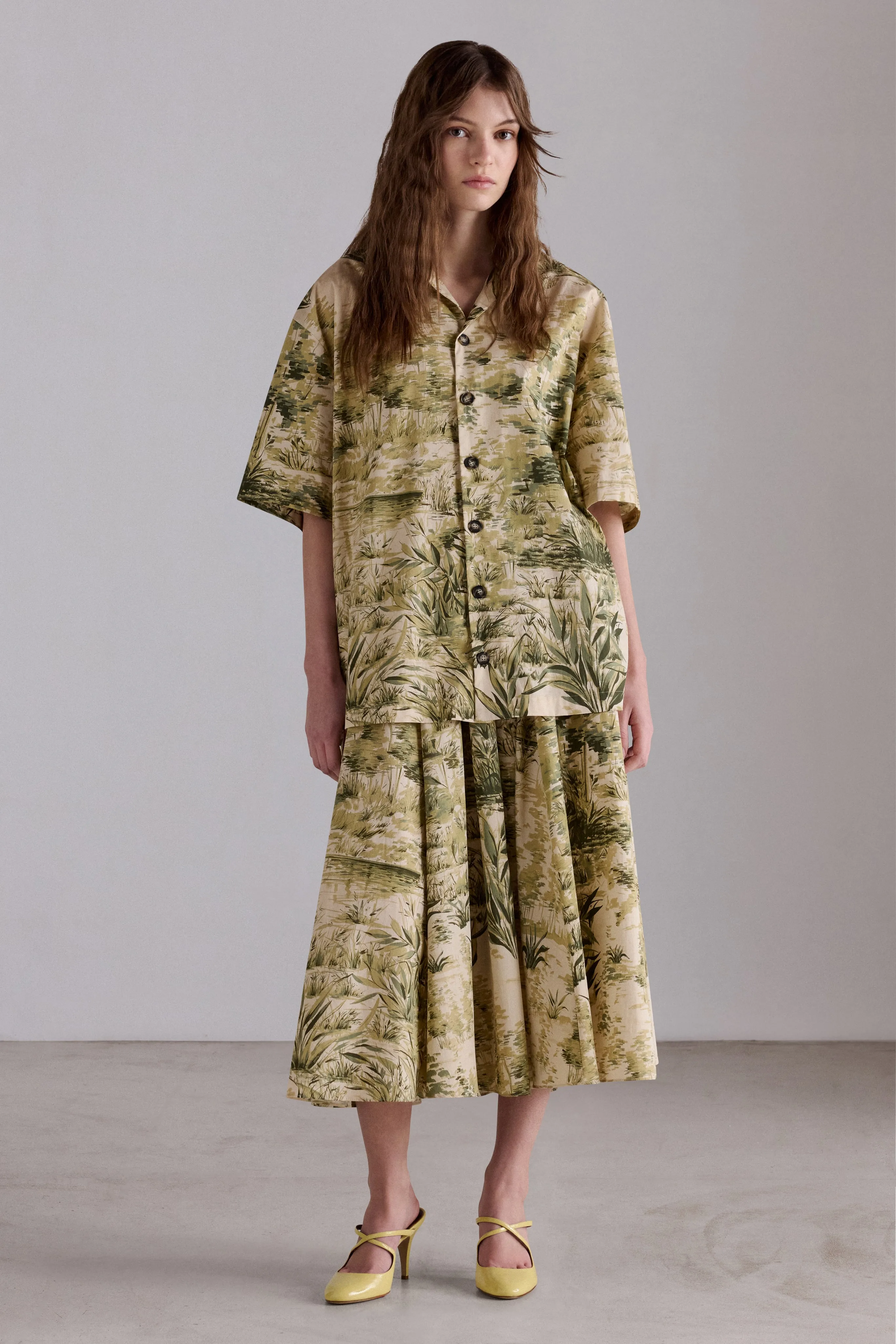 Botanical Midi Skirt sold by Antonio Marras product image thumbnail 2
