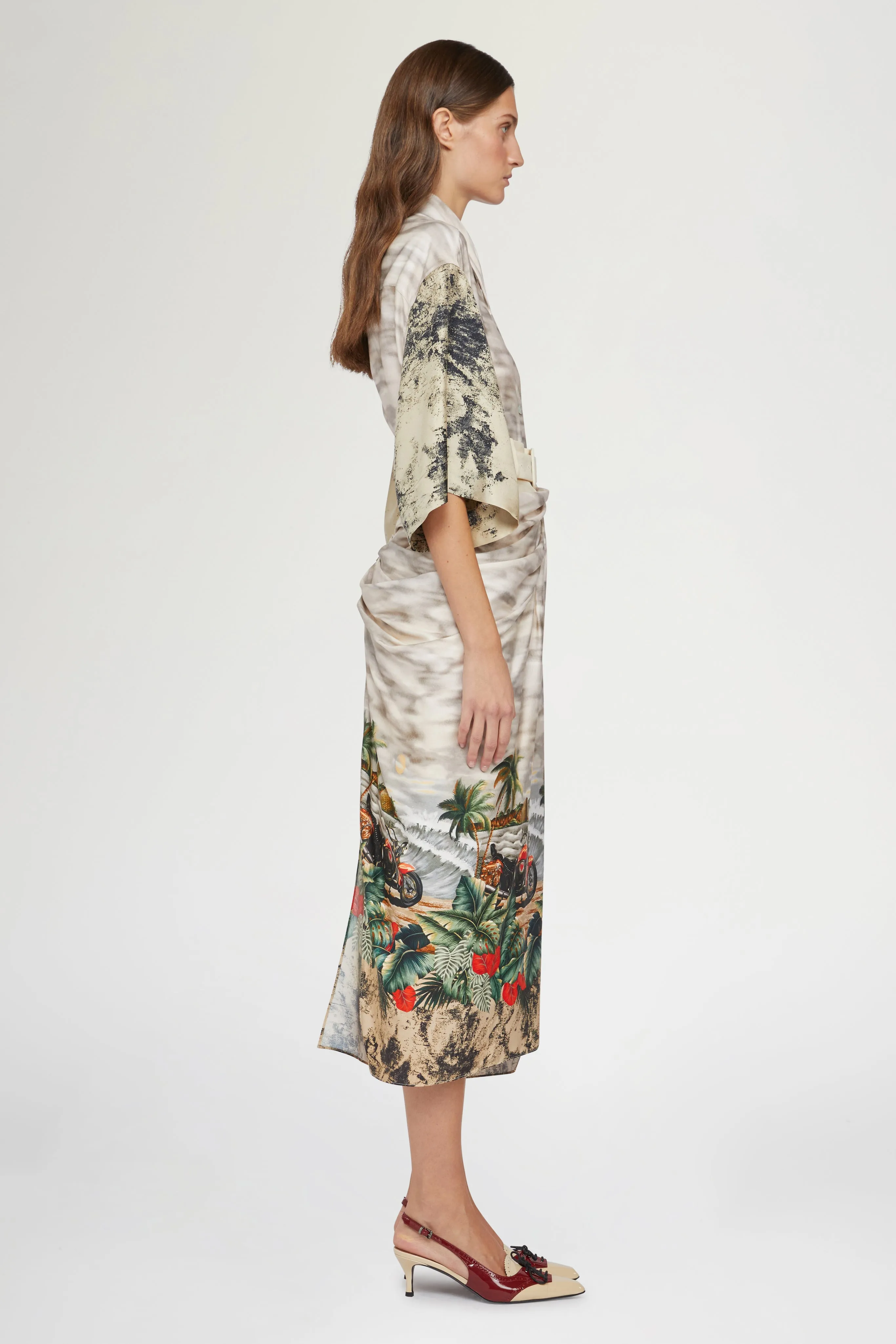 Draped Midi Skirt Postcard Print sold by Antonio Marras product image thumbnail 4