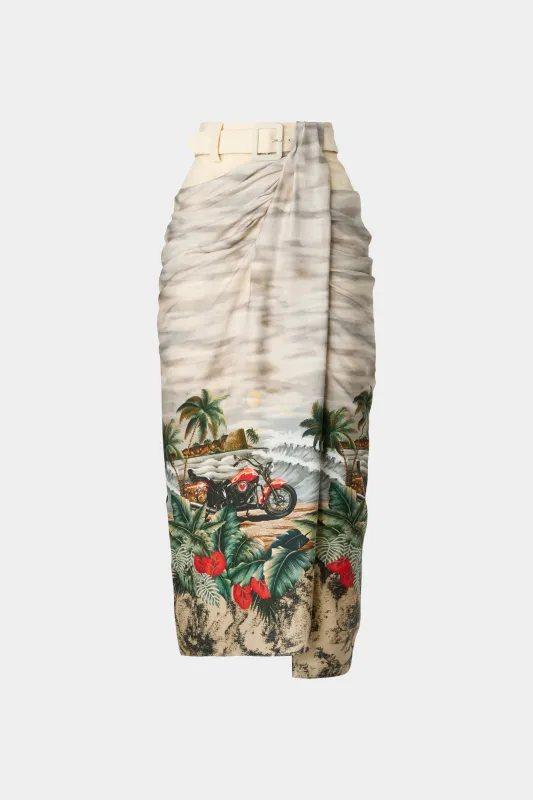 Draped Midi Skirt Postcard Print made by Antonio Marras