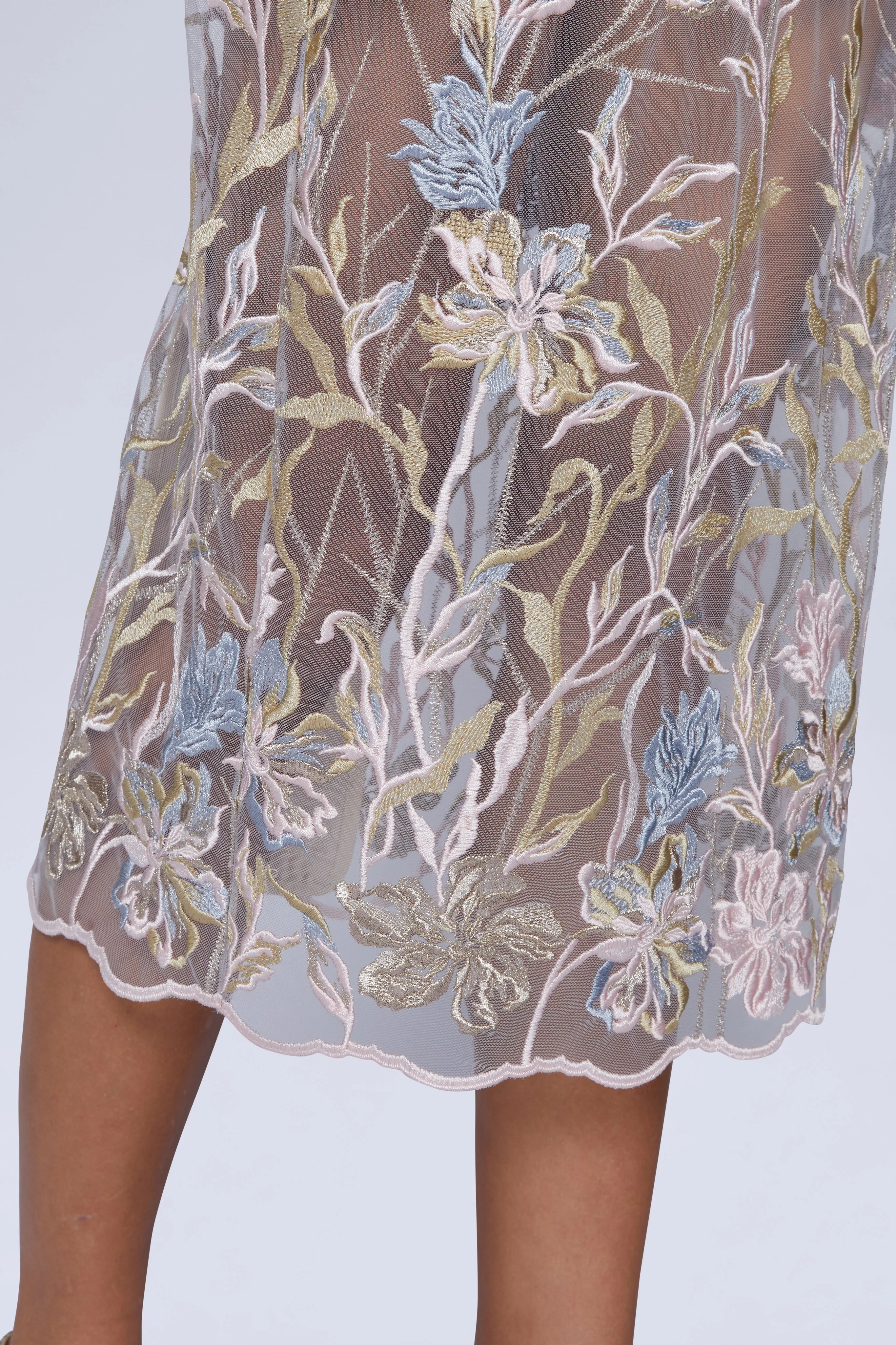 Fitted Lace Midi Skirt sold by Antonio Marras product image thumbnail 5