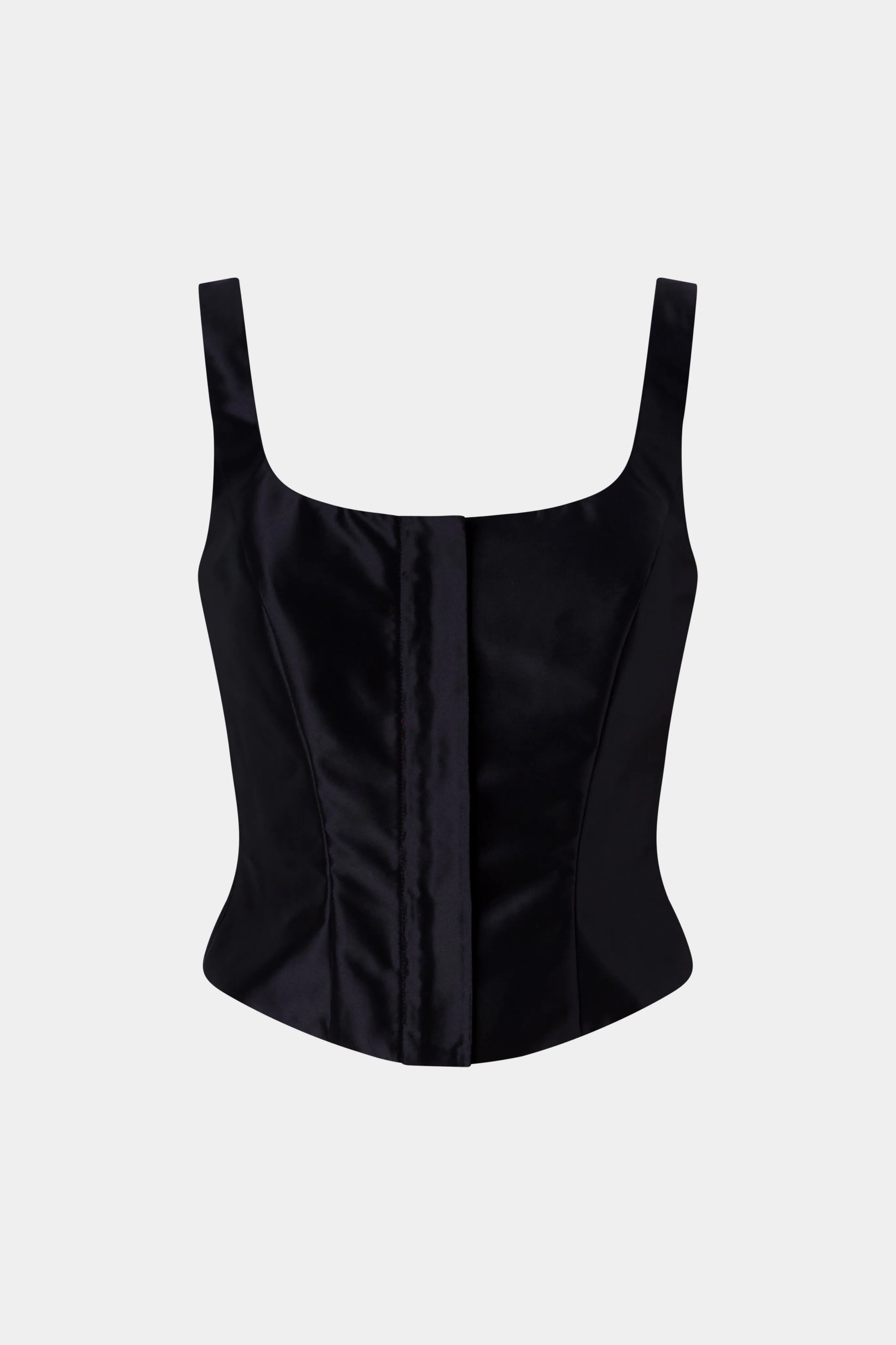 Black Shimmering Taffeta Corset sold by Antonio Marras
