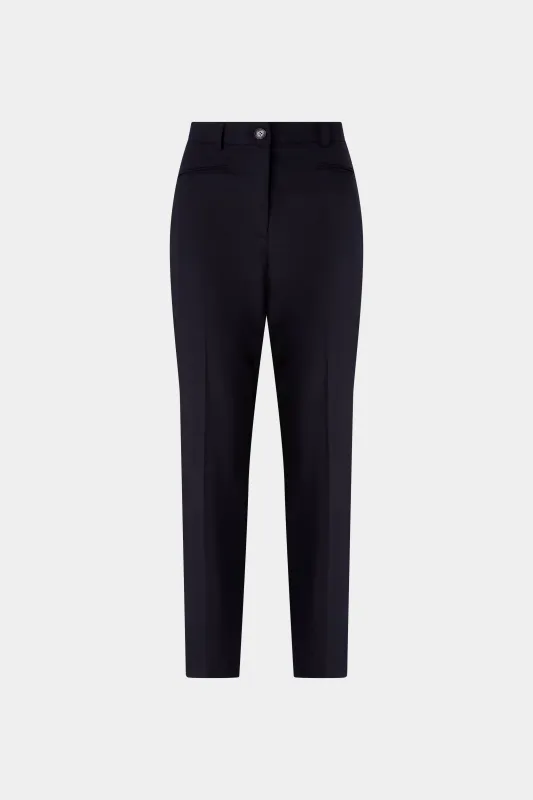 Black Tailored Skinny Trousers made by Antonio Marras