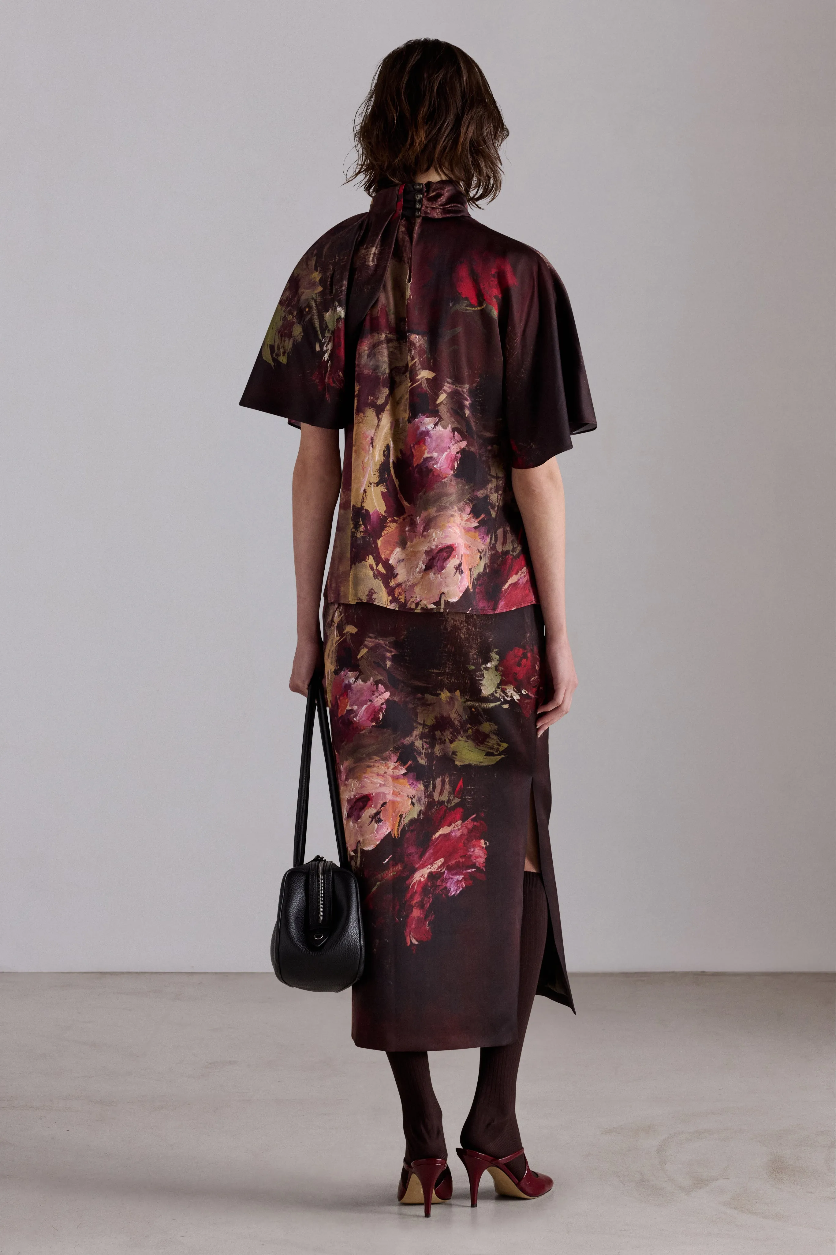 Painterly Rose Print Blouse sold by Antonio Marras product image thumbnail 3