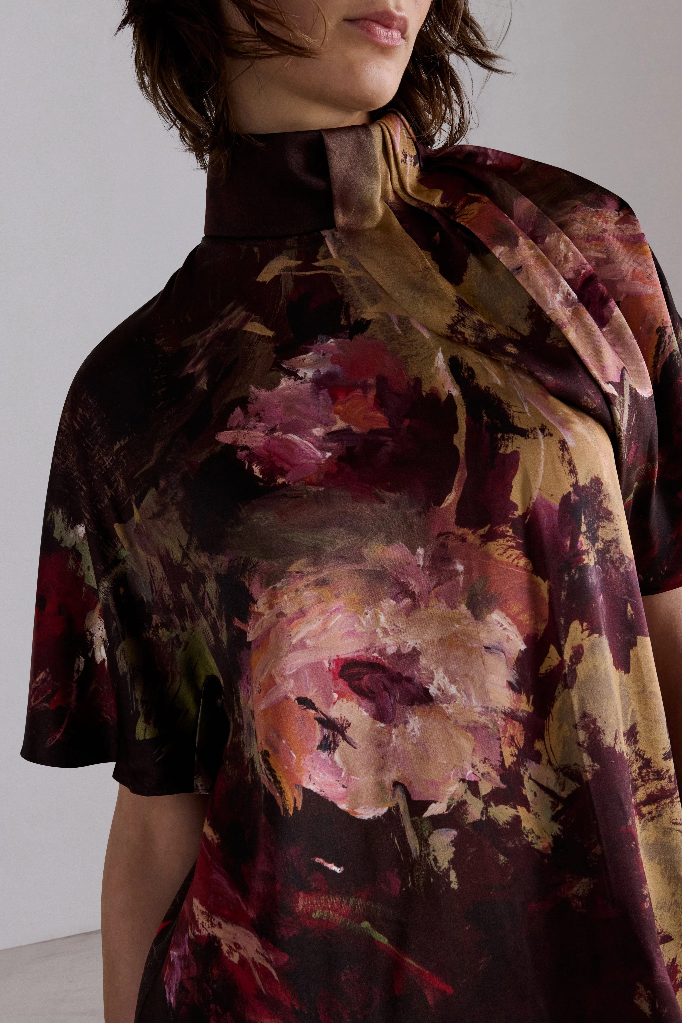 Painterly Rose Print Blouse sold by Antonio Marras product image thumbnail 5