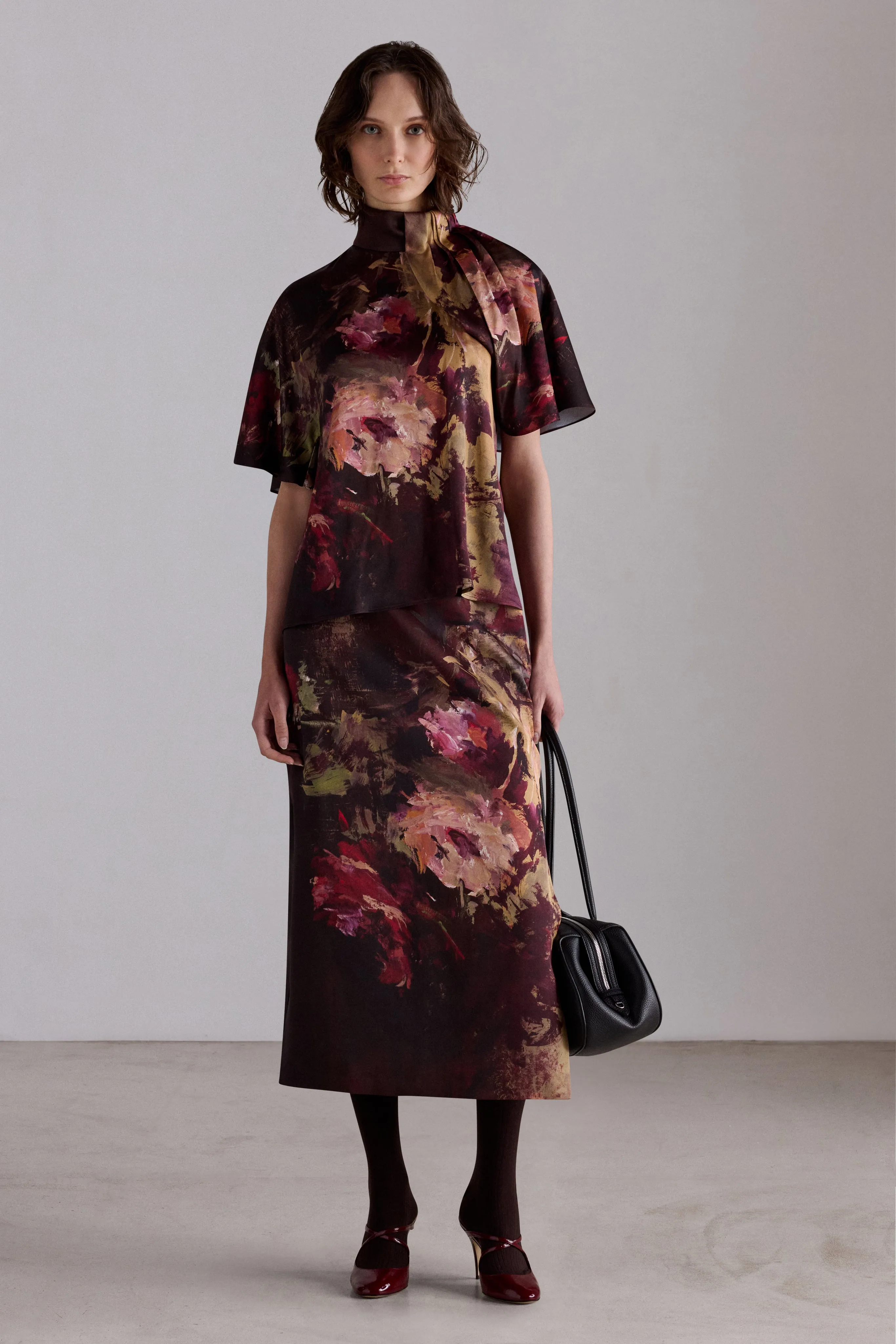Painterly Rose Print Blouse sold by Antonio Marras product image thumbnail 2