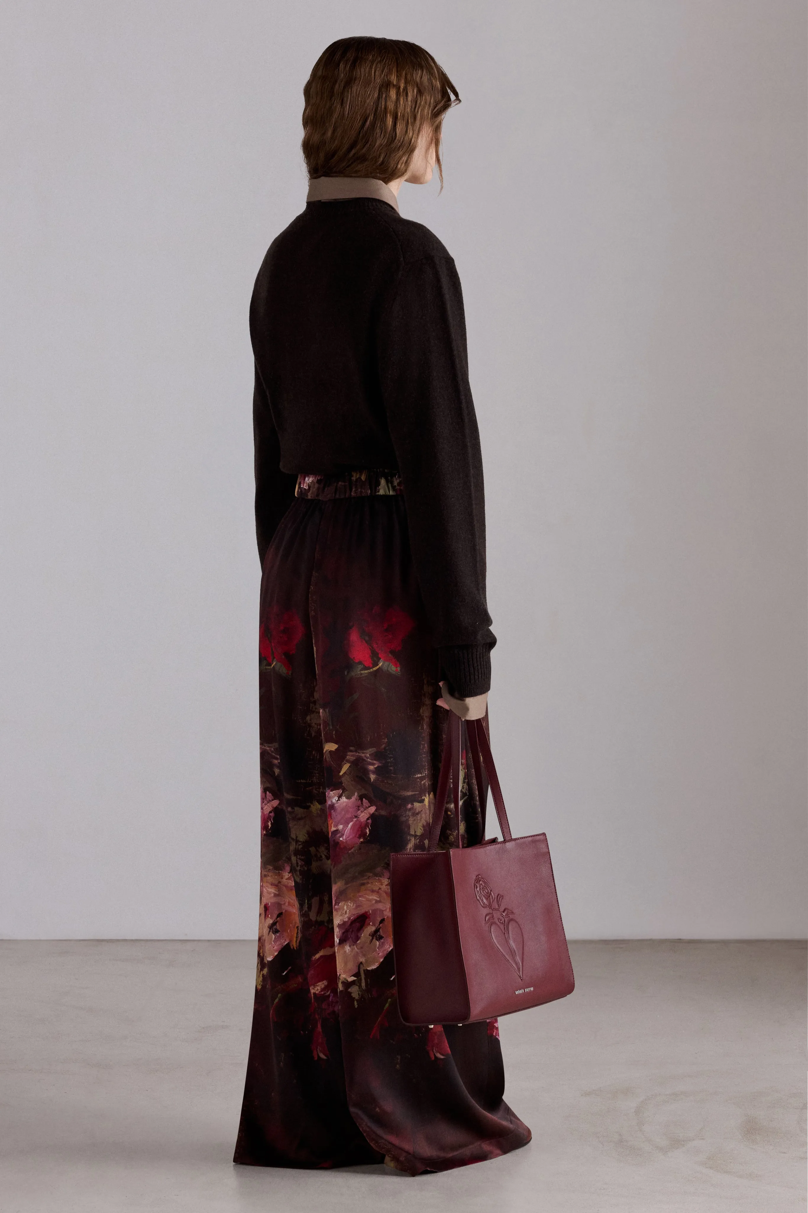 Painterly Rose Silk Pants sold by Antonio Marras product image thumbnail 3