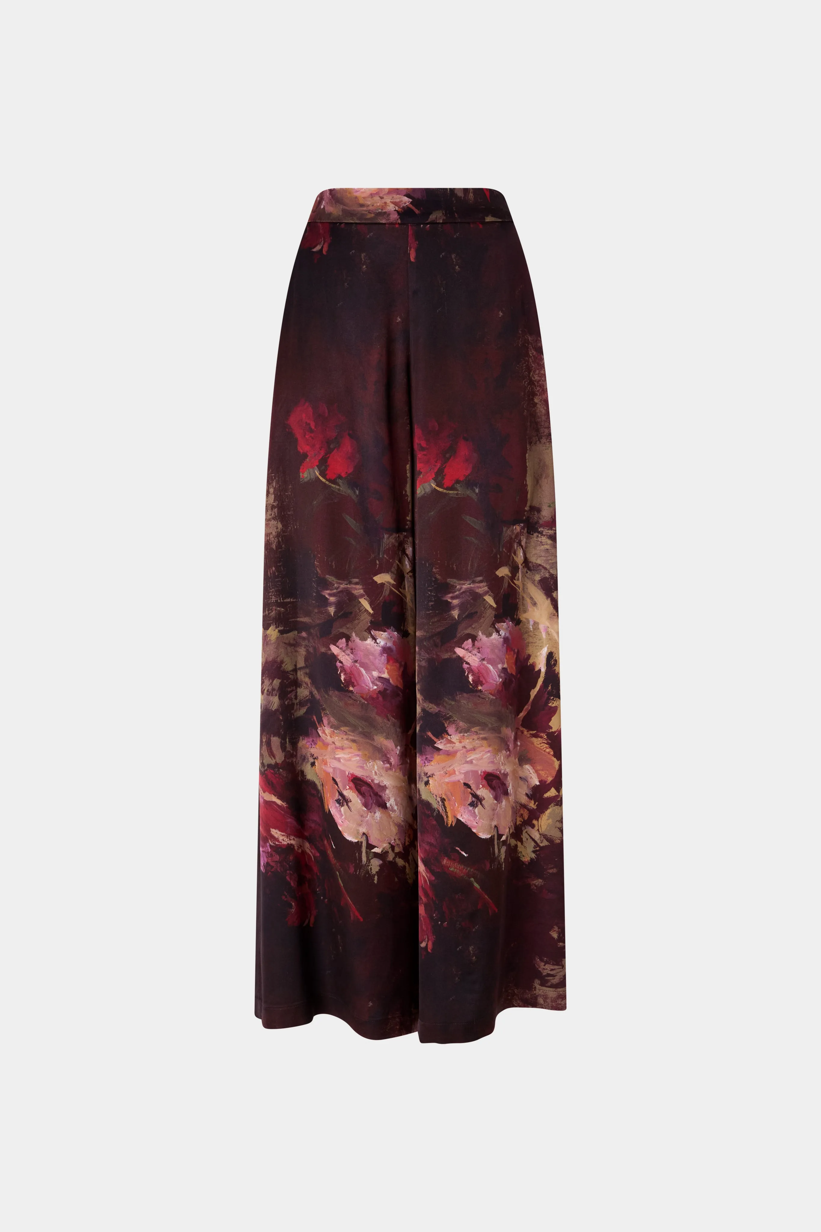 Painterly Rose Silk Pants sold by Antonio Marras