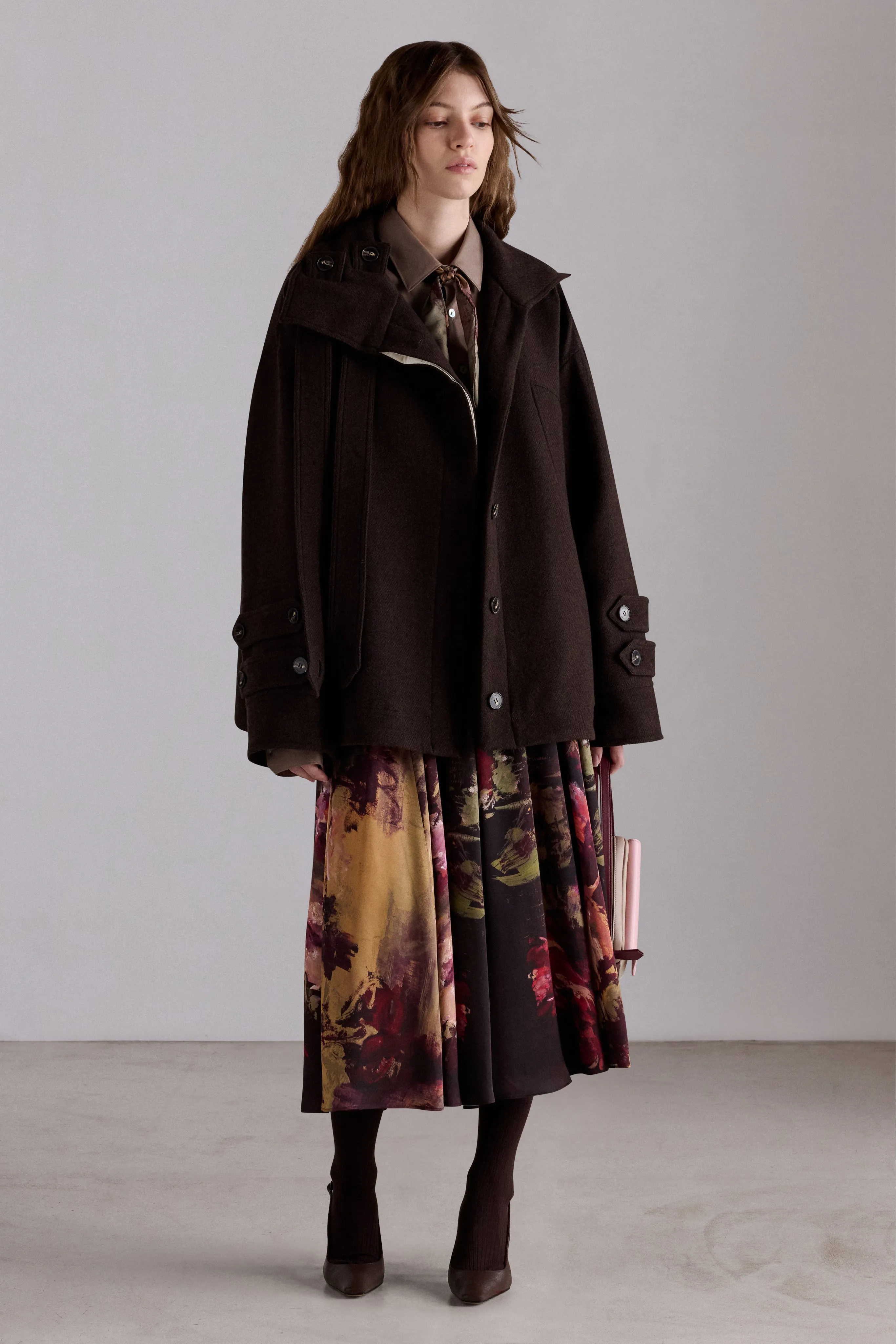 Painterly Floral Silk Skirt sold by Antonio Marras product image thumbnail 2