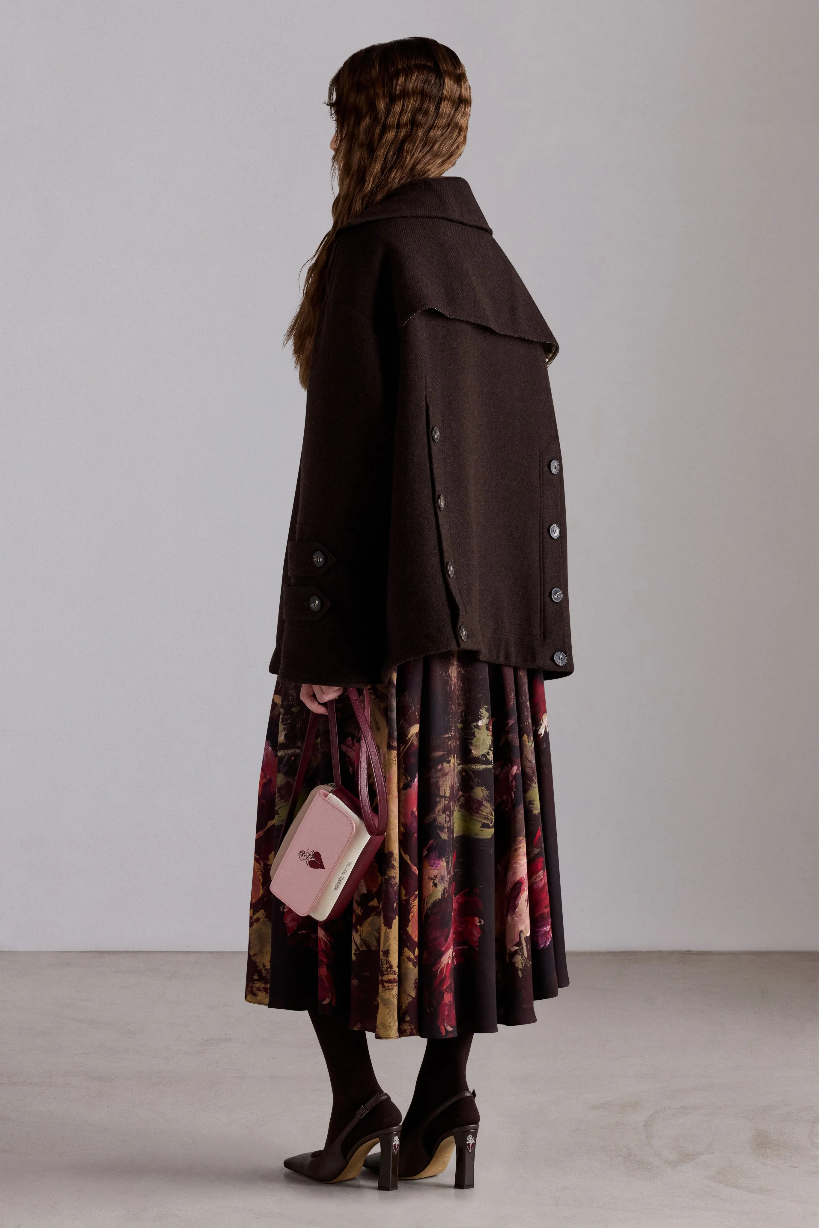 Painterly Floral Silk Skirt sold by Antonio Marras product image thumbnail 3