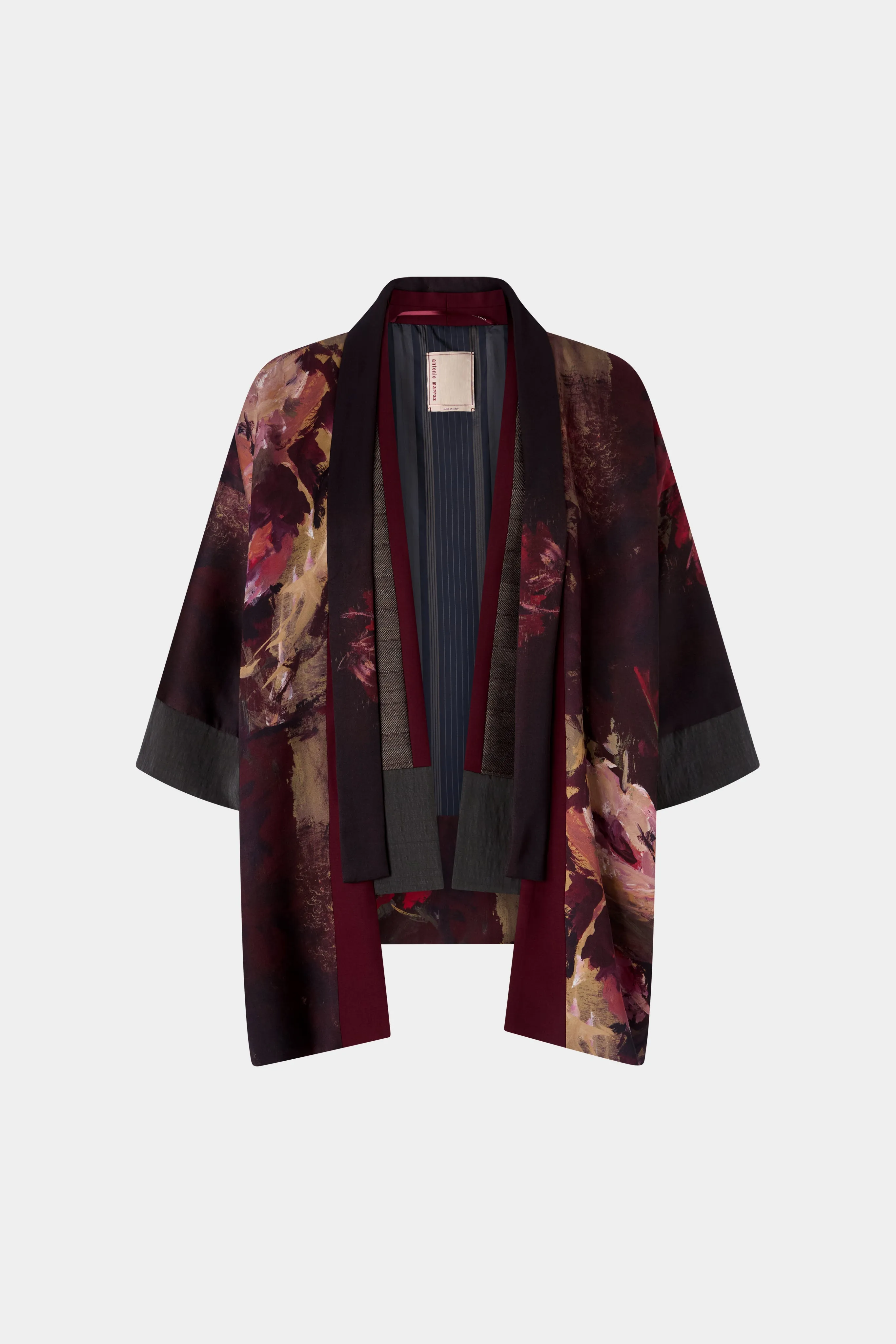 Painterly Rose Silk Kimono sold by Antonio Marras