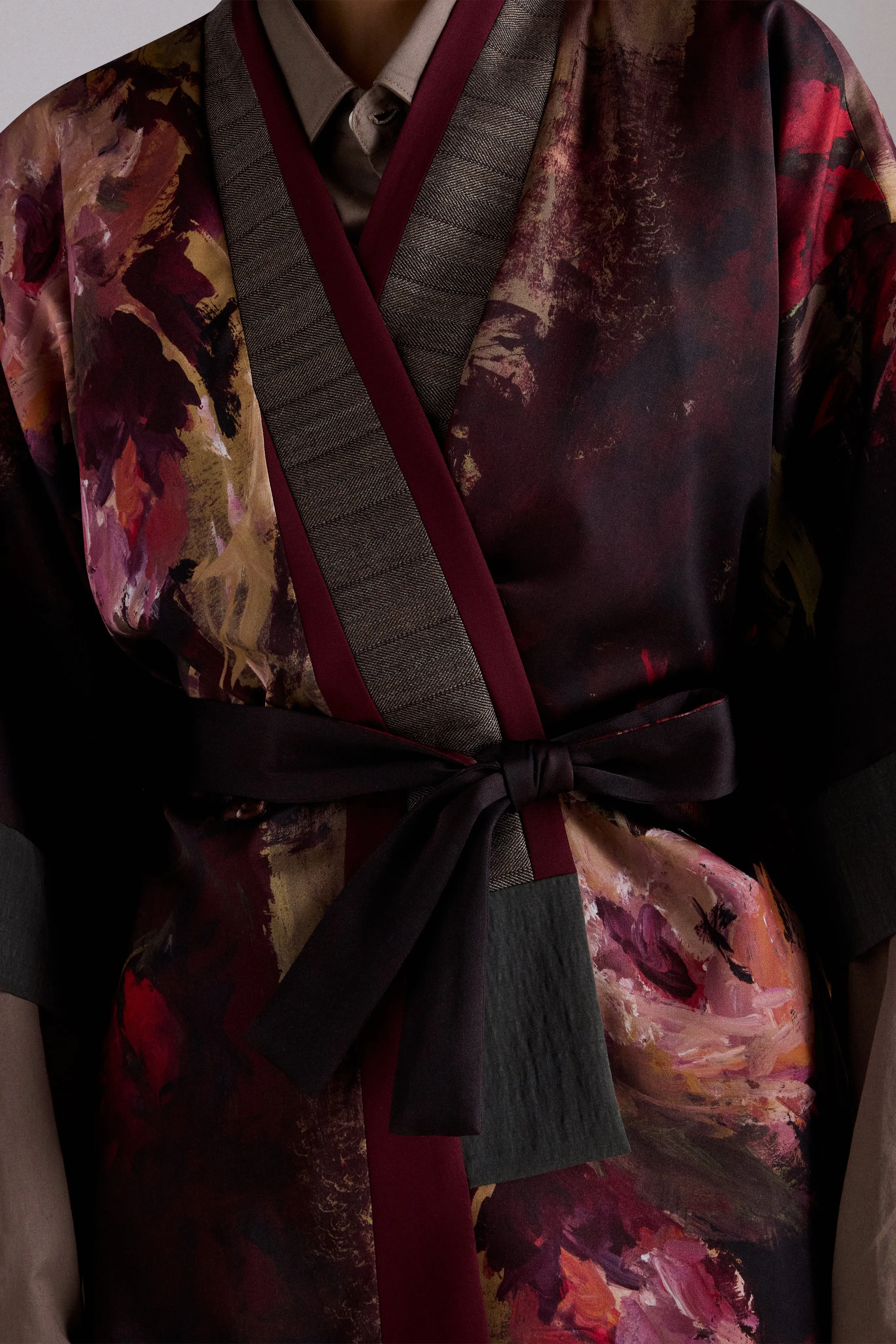Painterly Rose Silk Kimono sold by Antonio Marras product image thumbnail 5