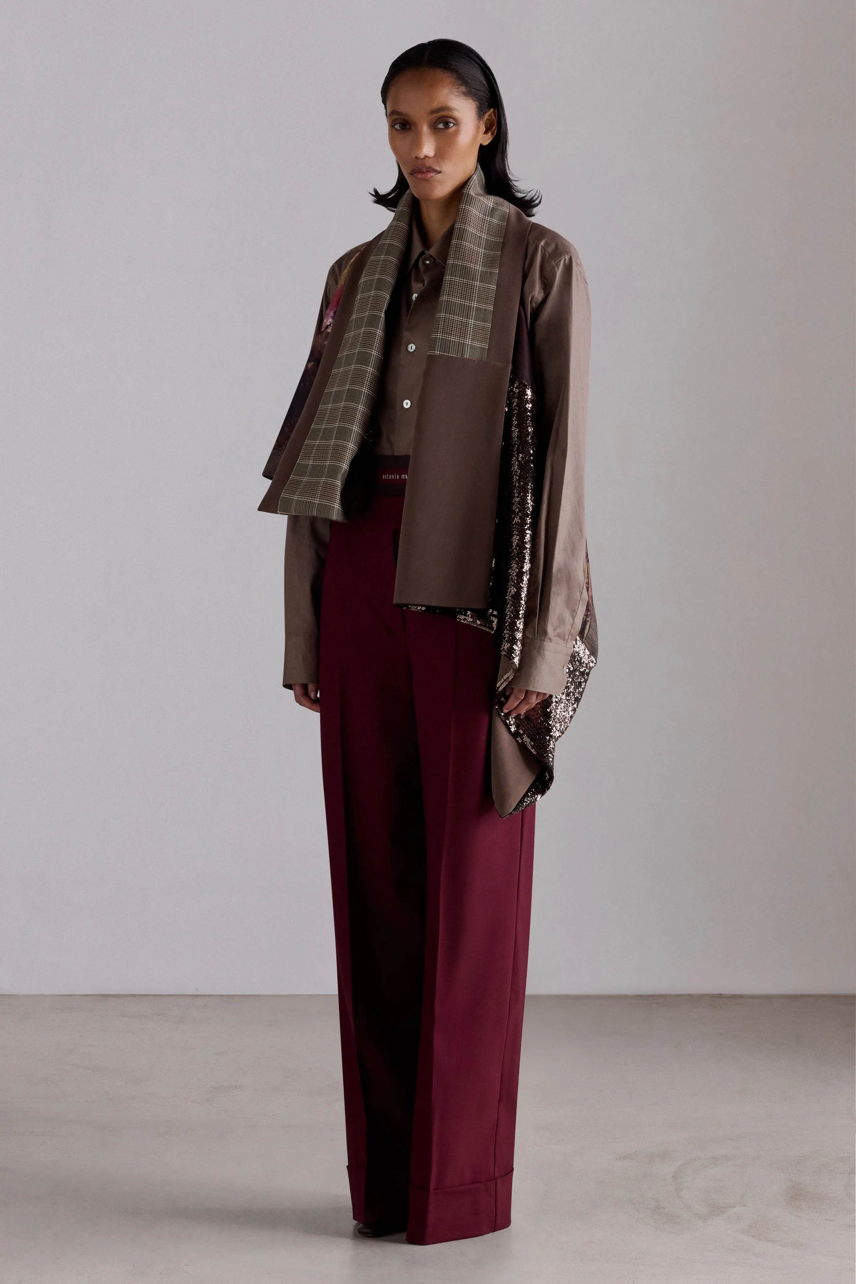 Patchwork Draped Gavoi Cape sold by Antonio Marras product image thumbnail 3
