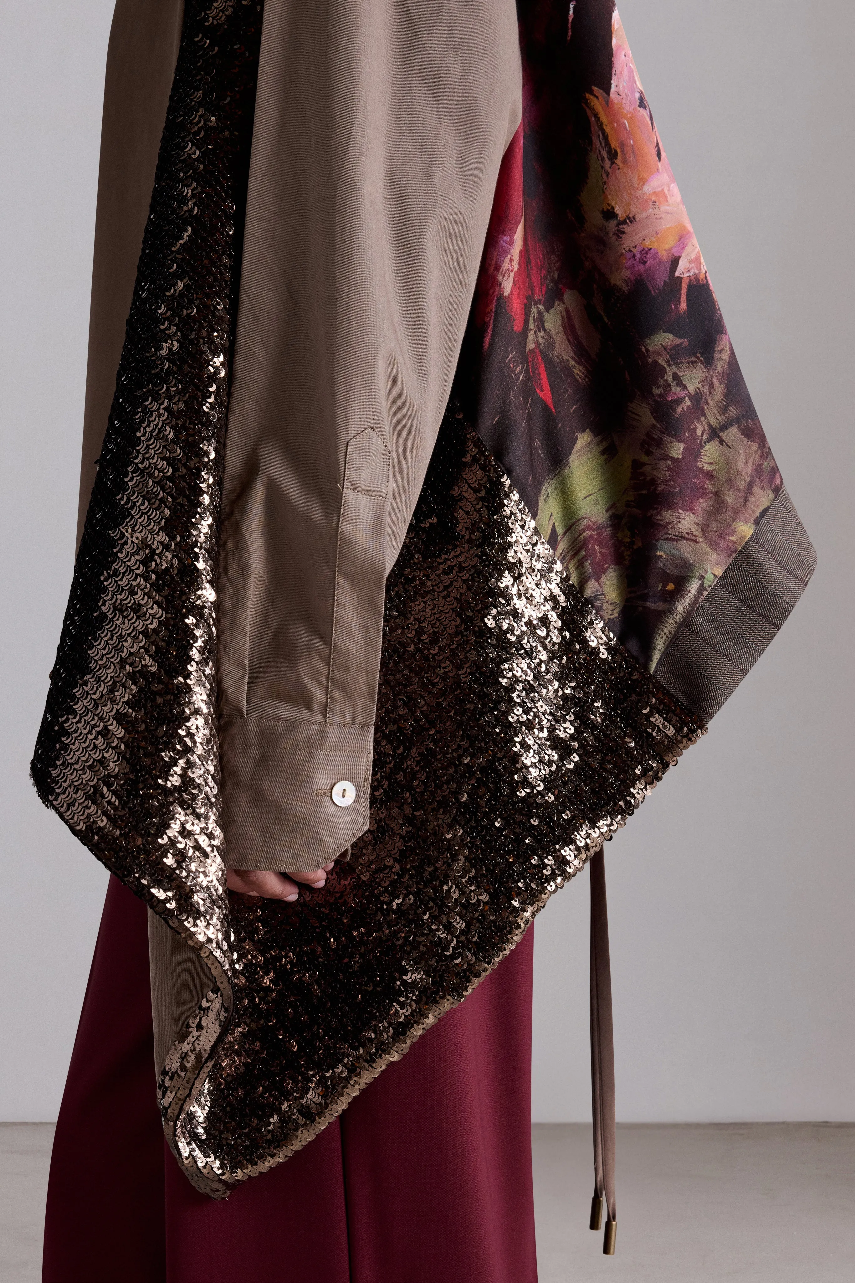 Patchwork Draped Gavoi Cape sold by Antonio Marras product image thumbnail 5