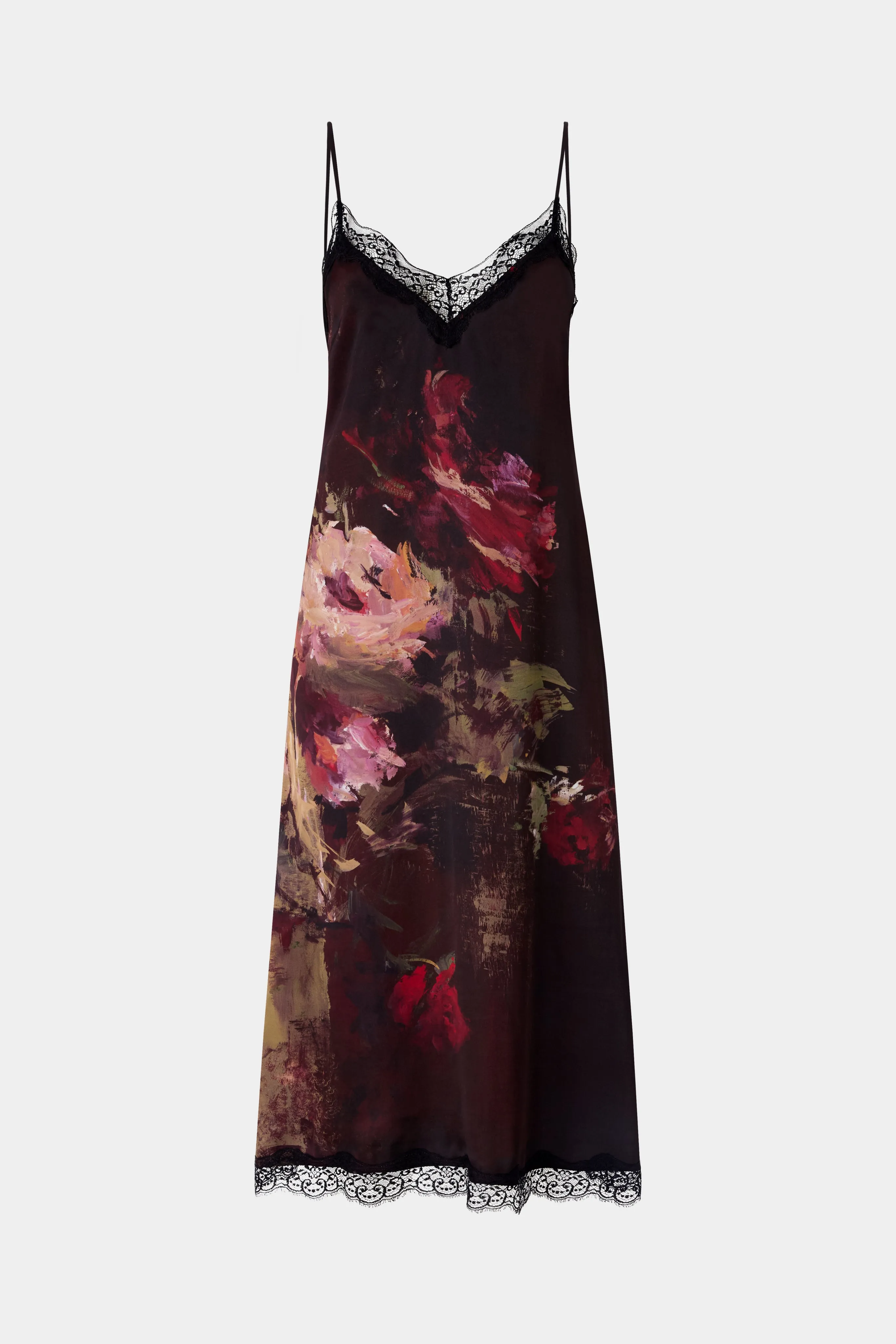 Painterly Rose Silk Slip Dress sold by Antonio Marras