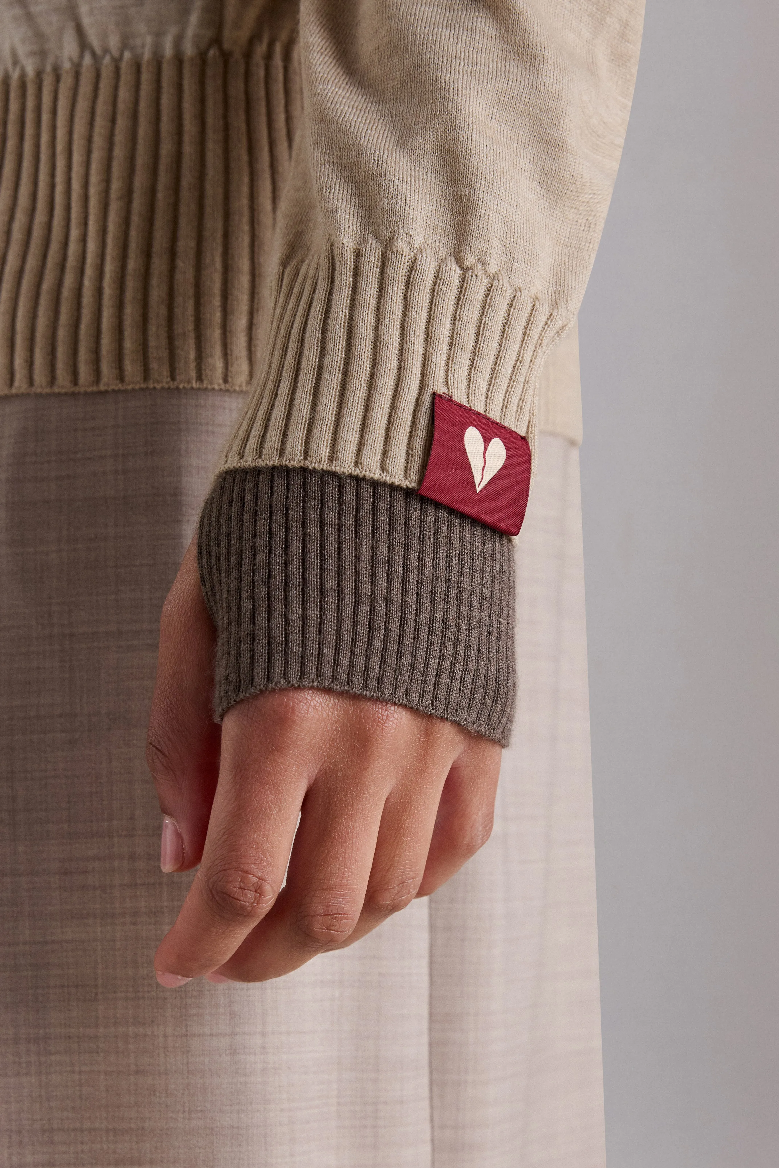 Cashmere Color-Block Cardigan sold by Antonio Marras product image thumbnail 4