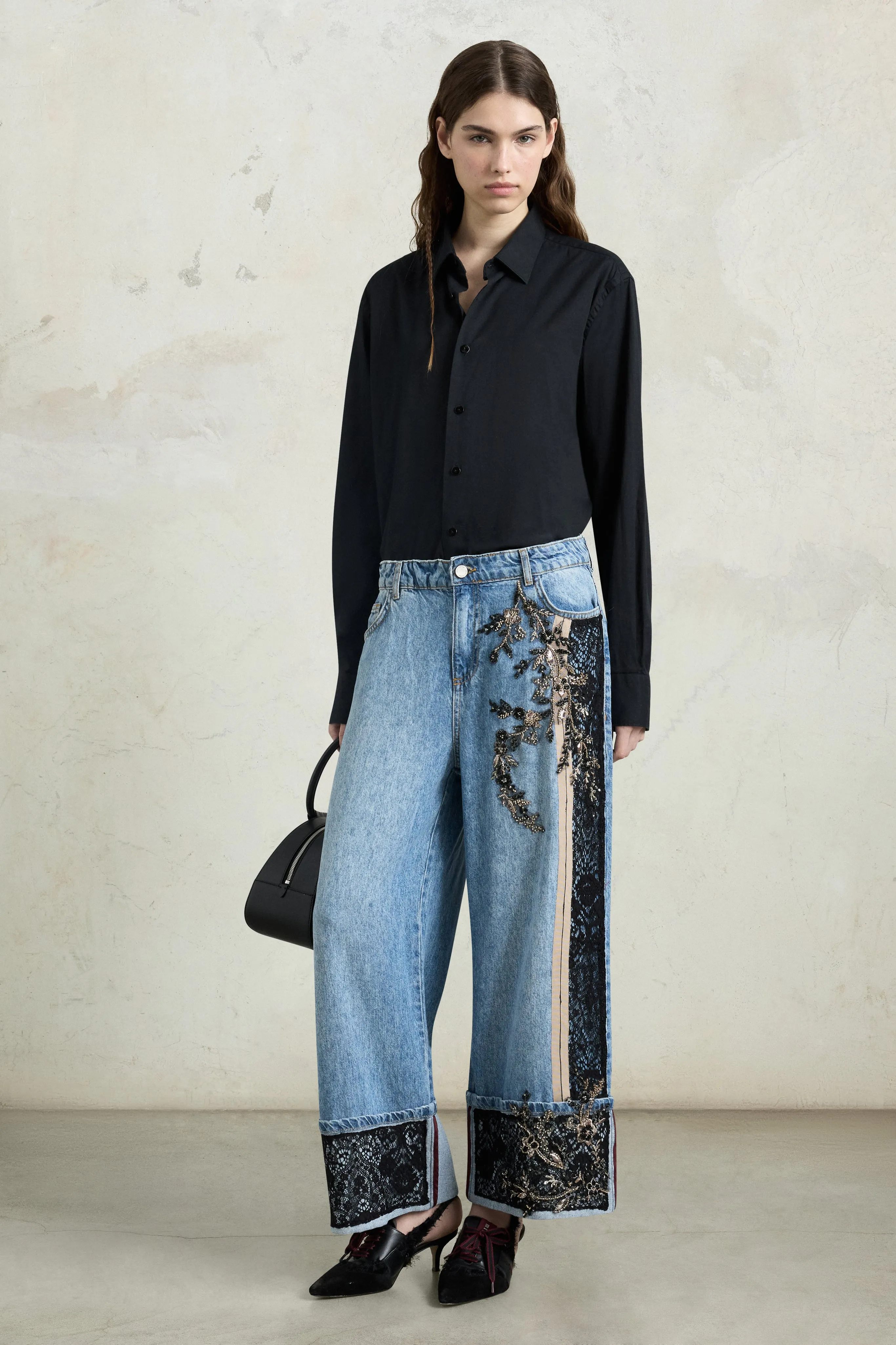 Embellished Palazzo Jeans sold by Antonio Marras product image thumbnail 2