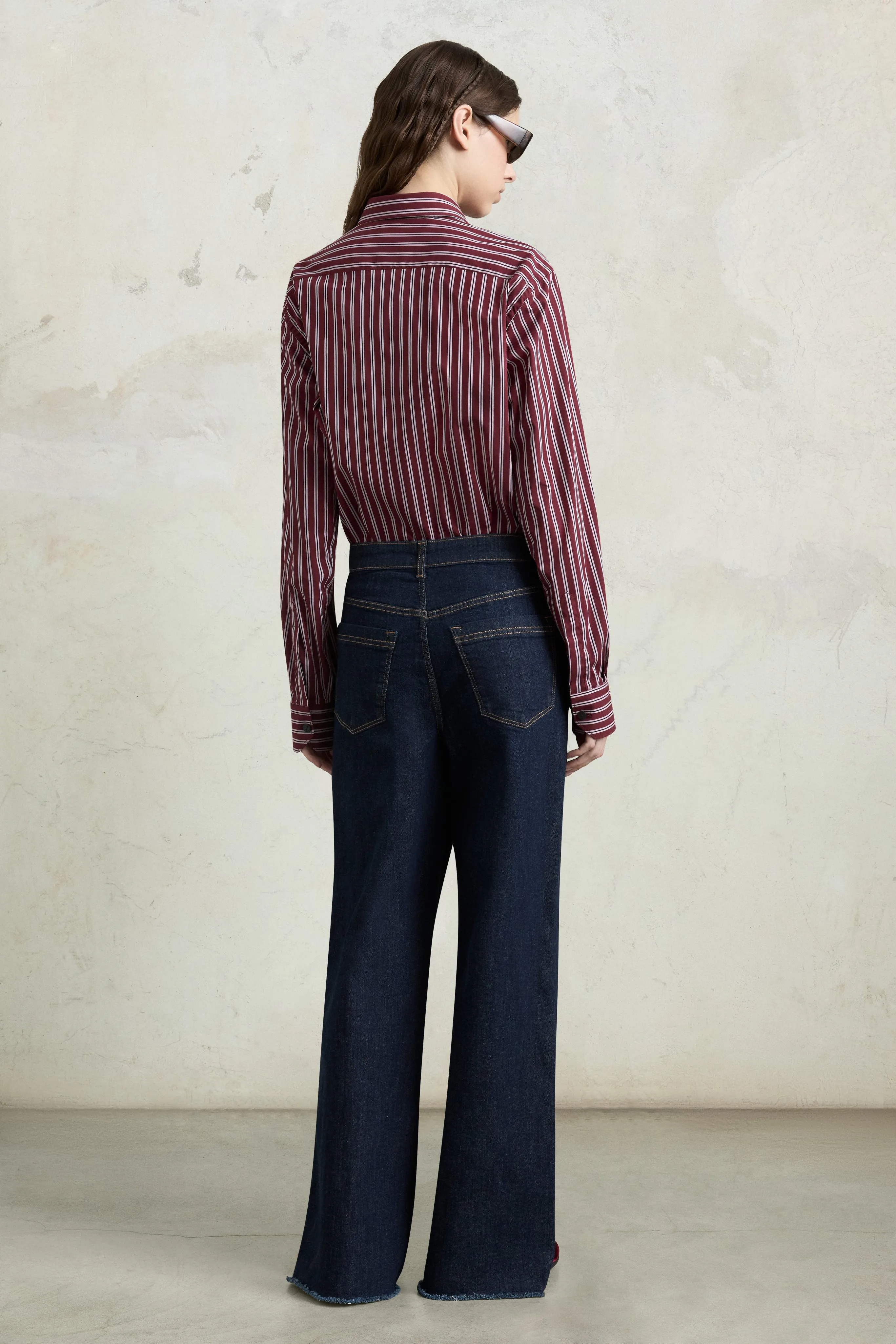 Embellished Wide-Leg Denim Jeans sold by Antonio Marras product image thumbnail 3