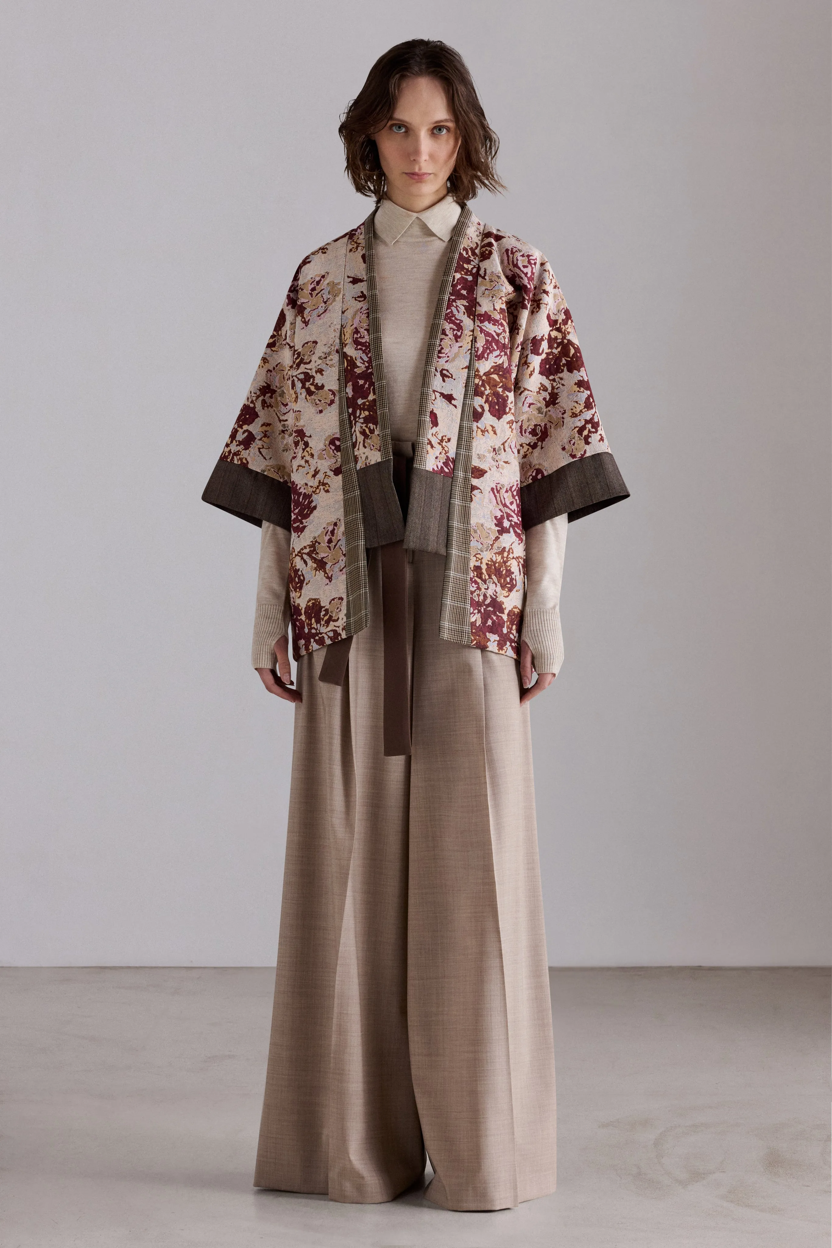Rose Jacquard Kimono sold by Antonio Marras product image thumbnail 2