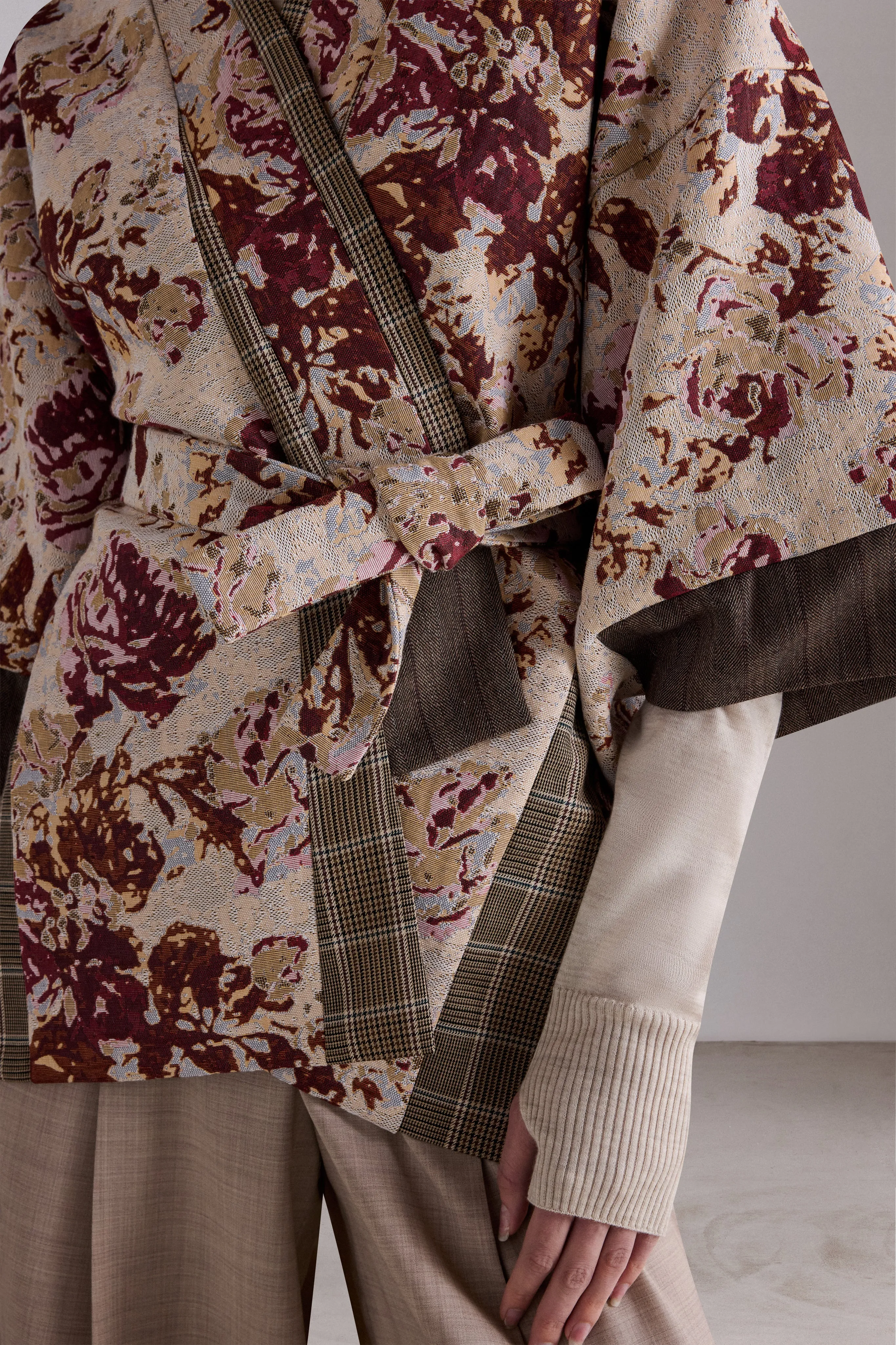 Rose Jacquard Kimono sold by Antonio Marras product image thumbnail 5
