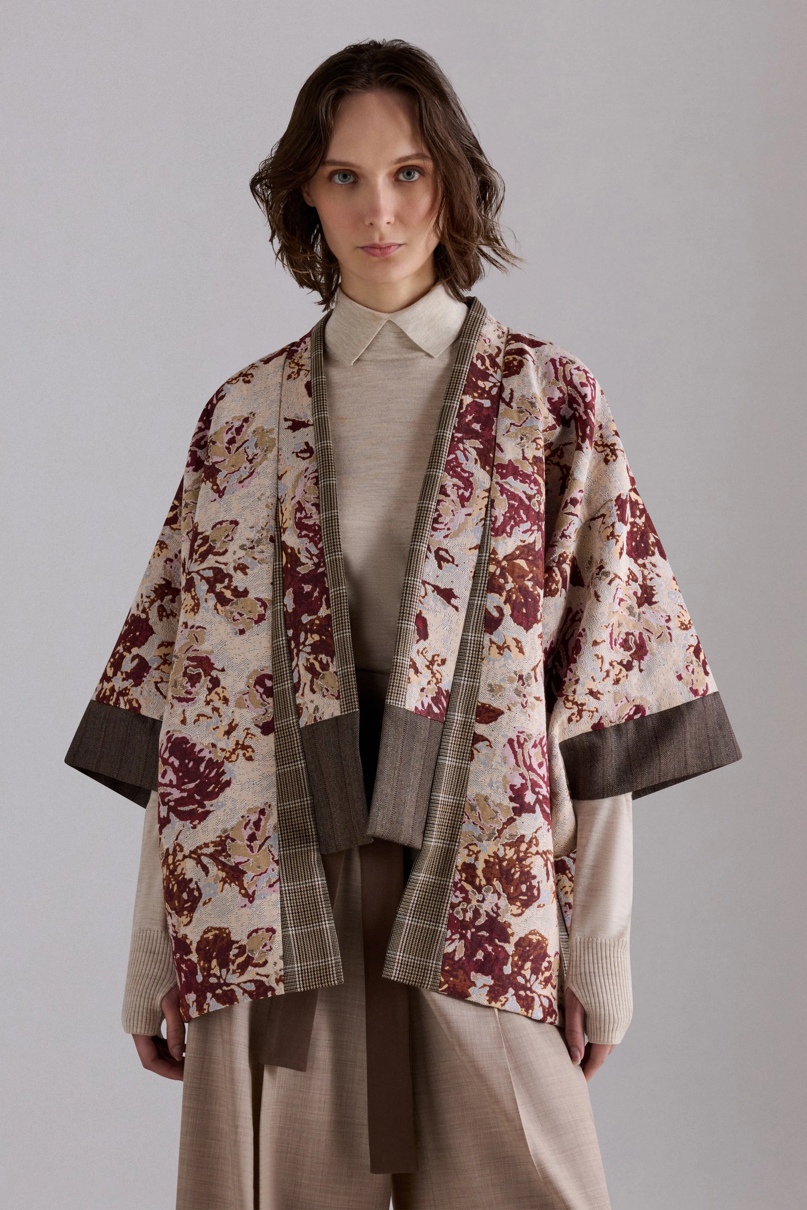 Rose Jacquard Kimono sold by Antonio Marras product image thumbnail 4