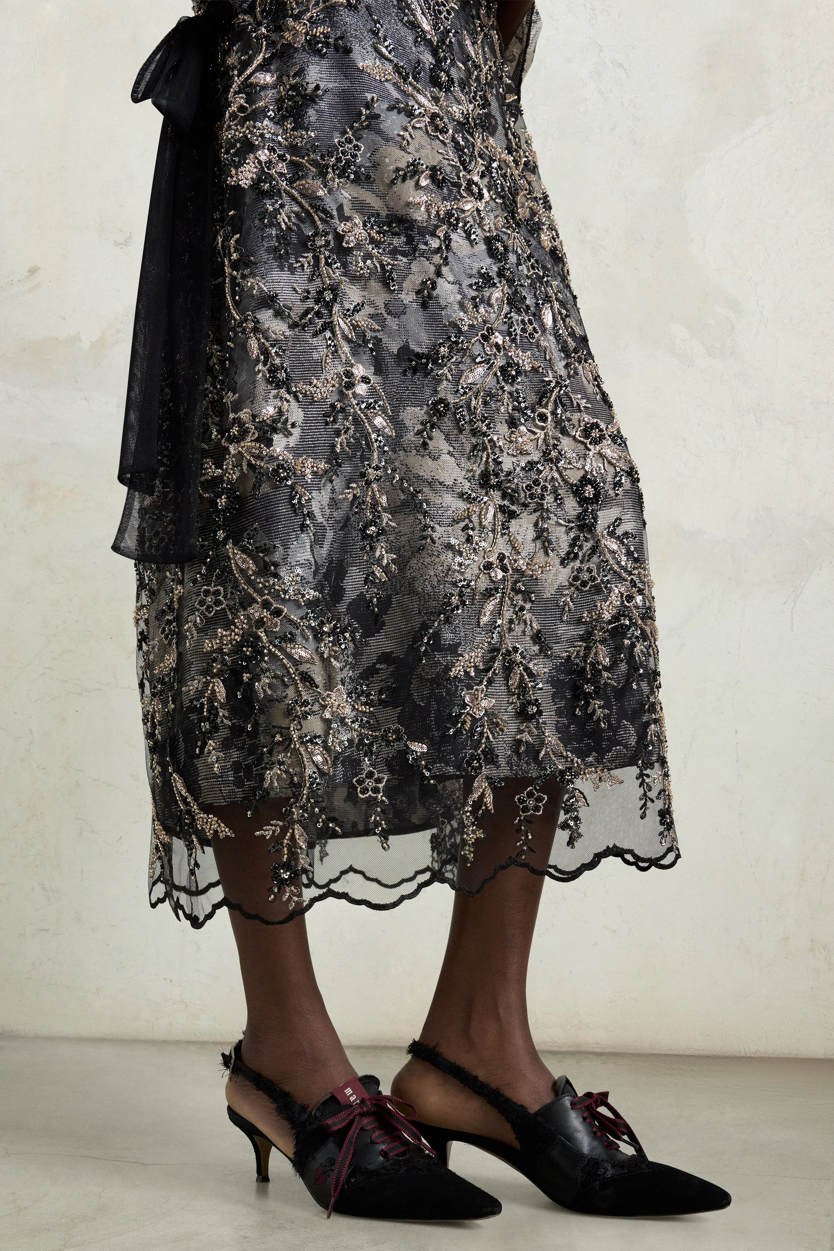 Black Embellished Tunic Dress sold by Antonio Marras product image thumbnail 5