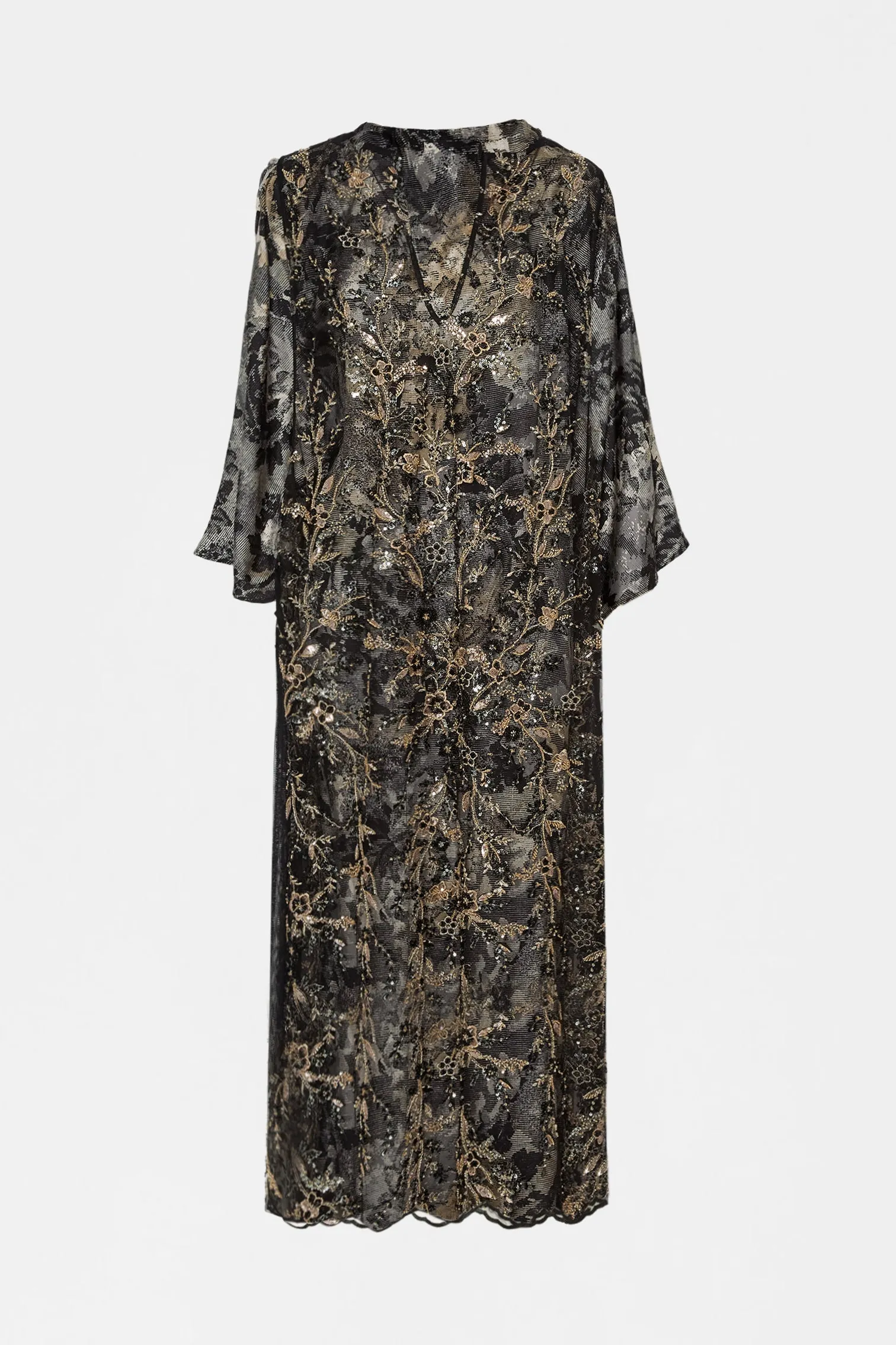 Black Embellished Tunic Dress sold by Antonio Marras
