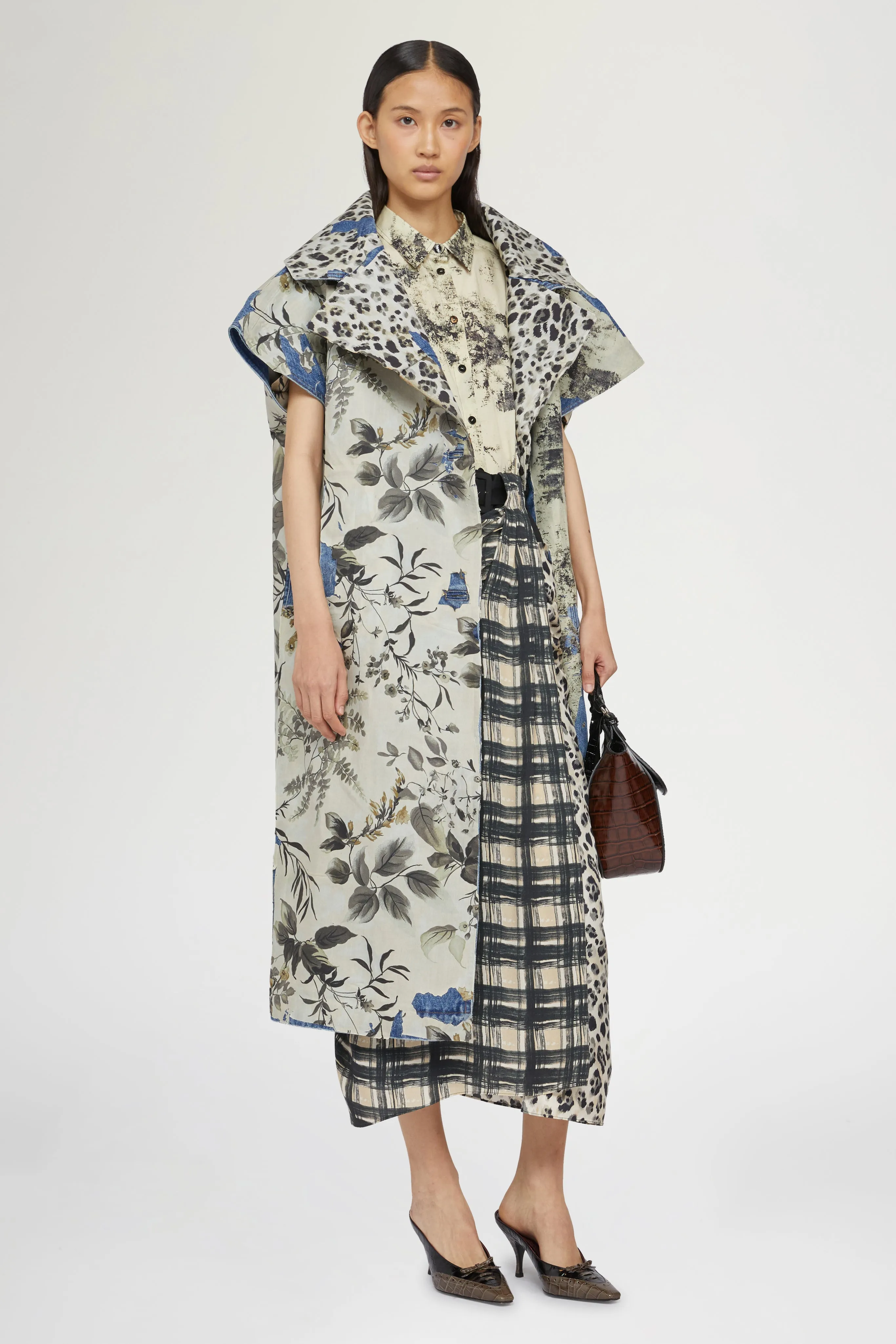 Denim Coat Tropical Print sold by Antonio Marras product image thumbnail 2