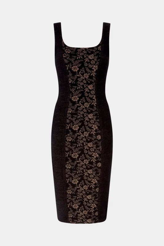 Floral Panelled Midi Dress made by Antonio Marras